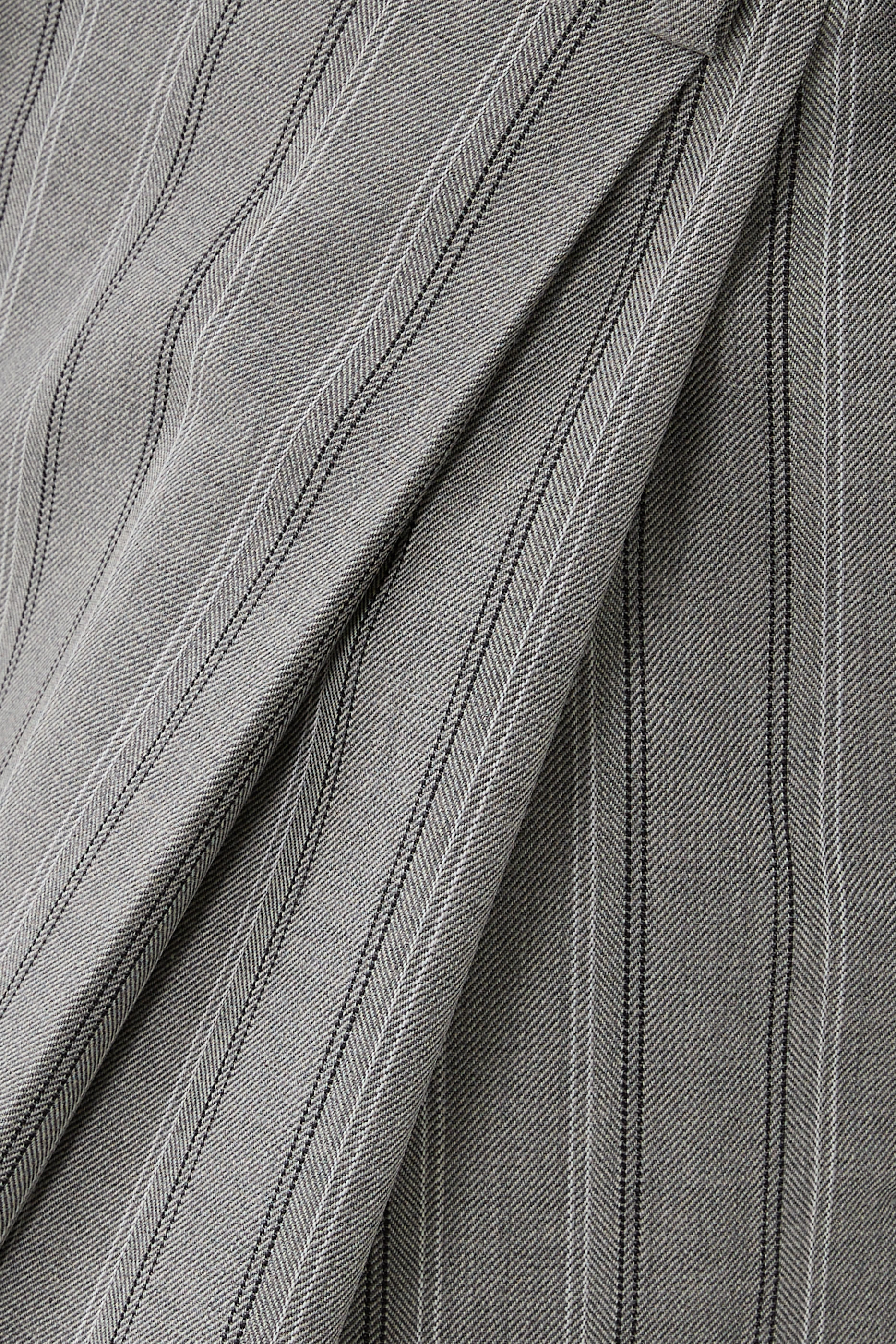Striped Lightweight Straight Trousers