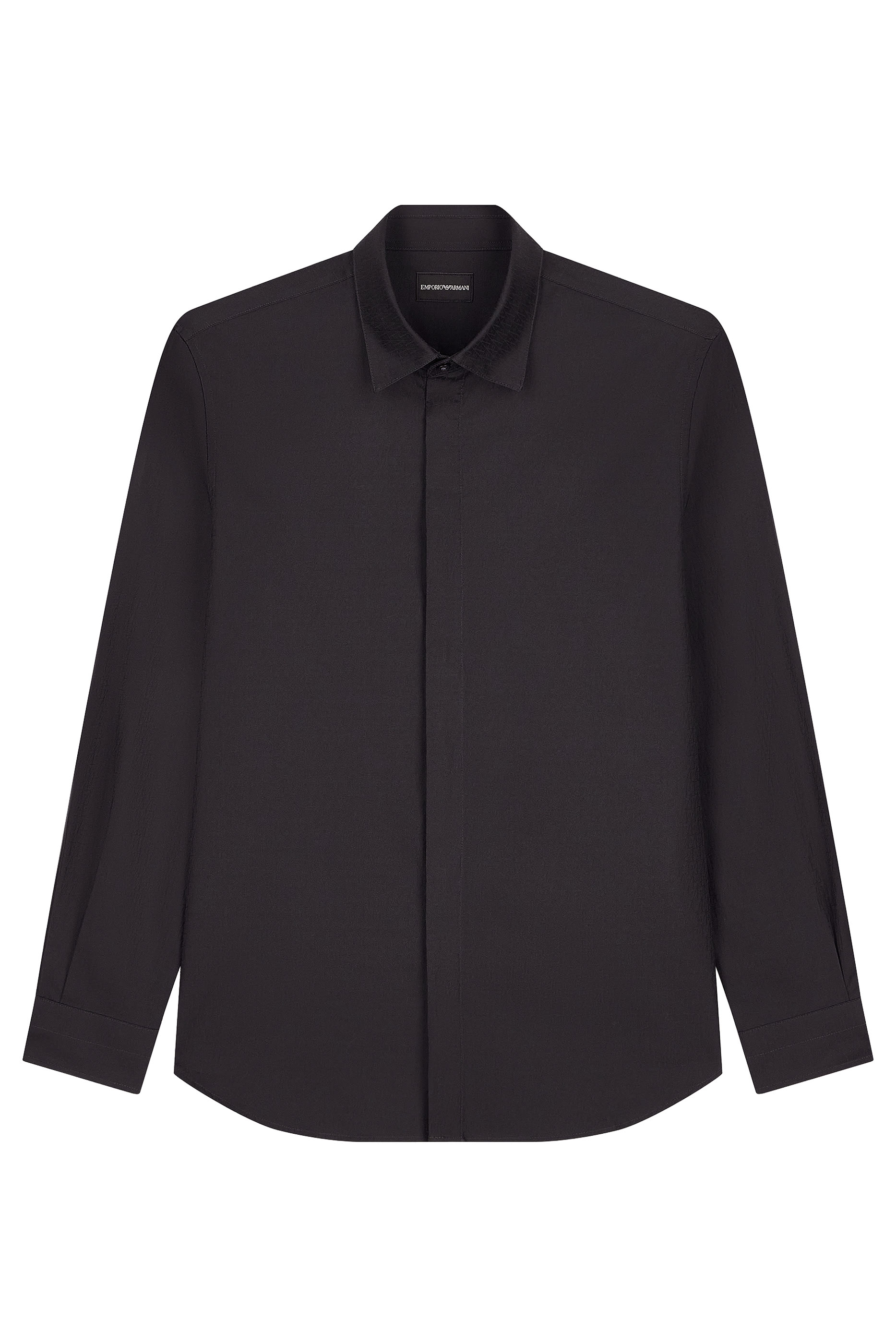 Regular Fit Shirt in Cotton Jacquard