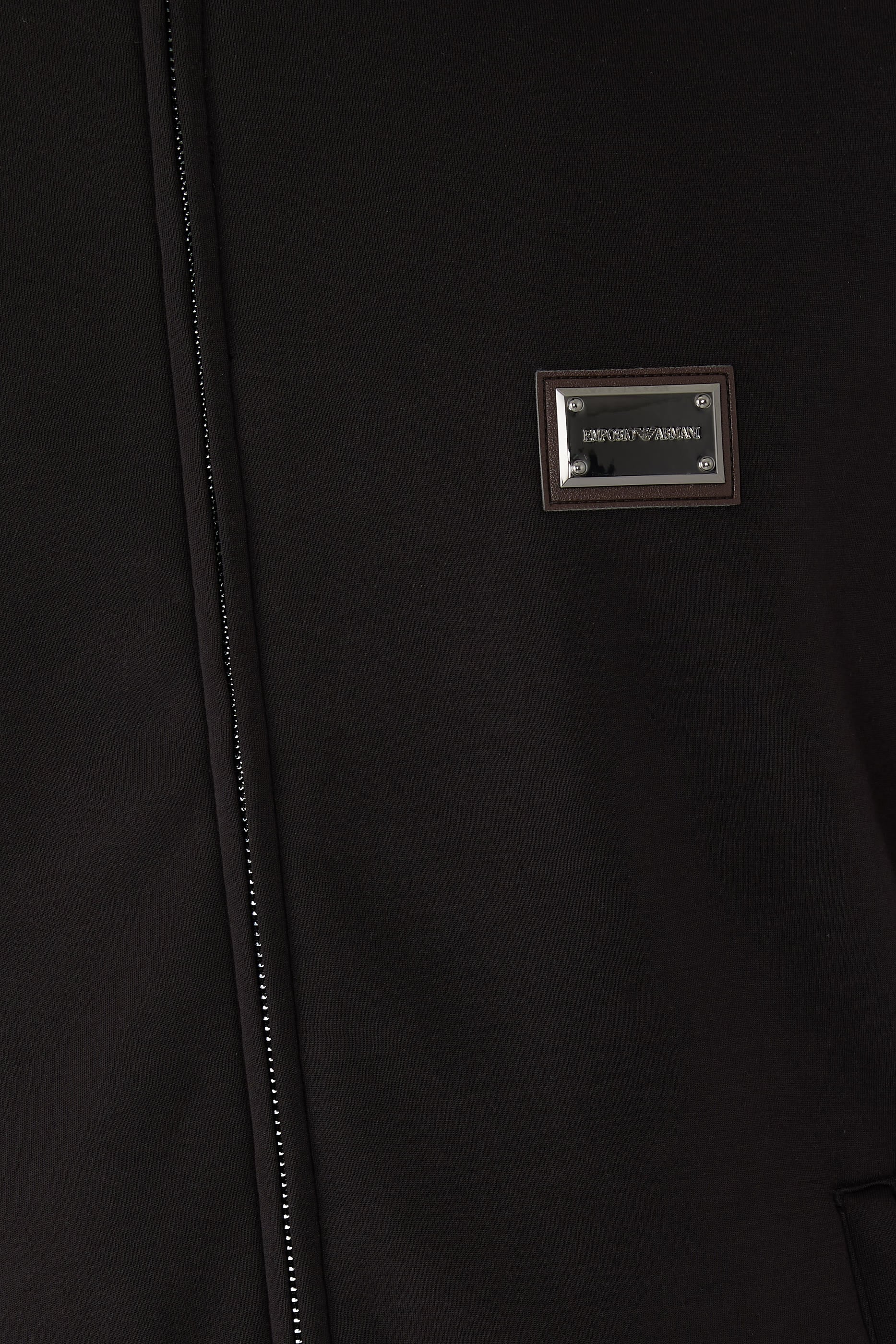 Logo Plaque Full-Zip Sweatshirt
