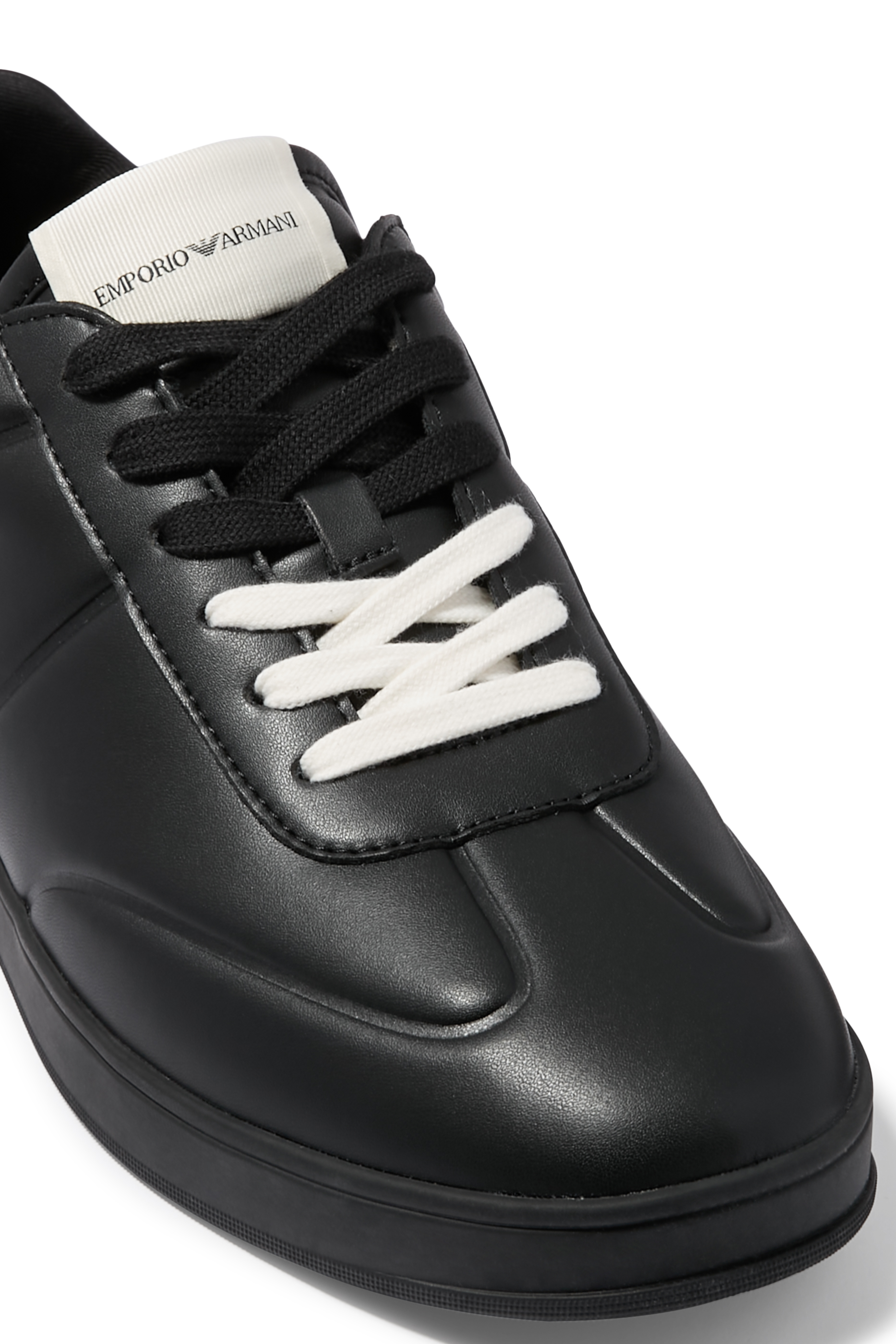 Oyster Leather Sneakers