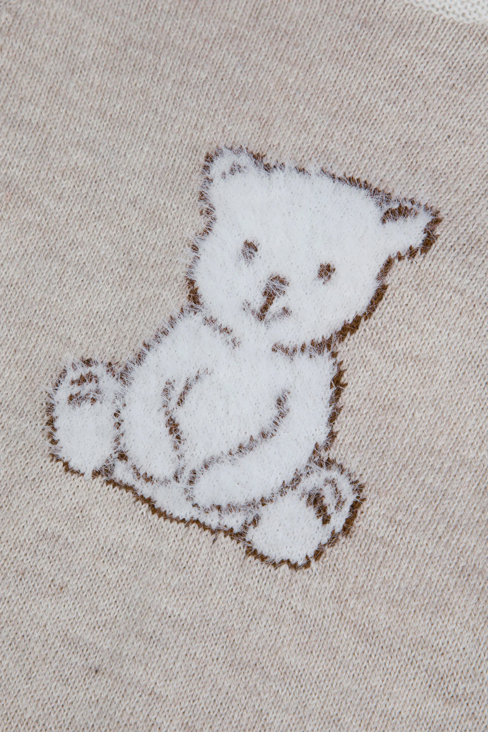 Kids Teddy Bear Embroidery Long Jumpsuit
