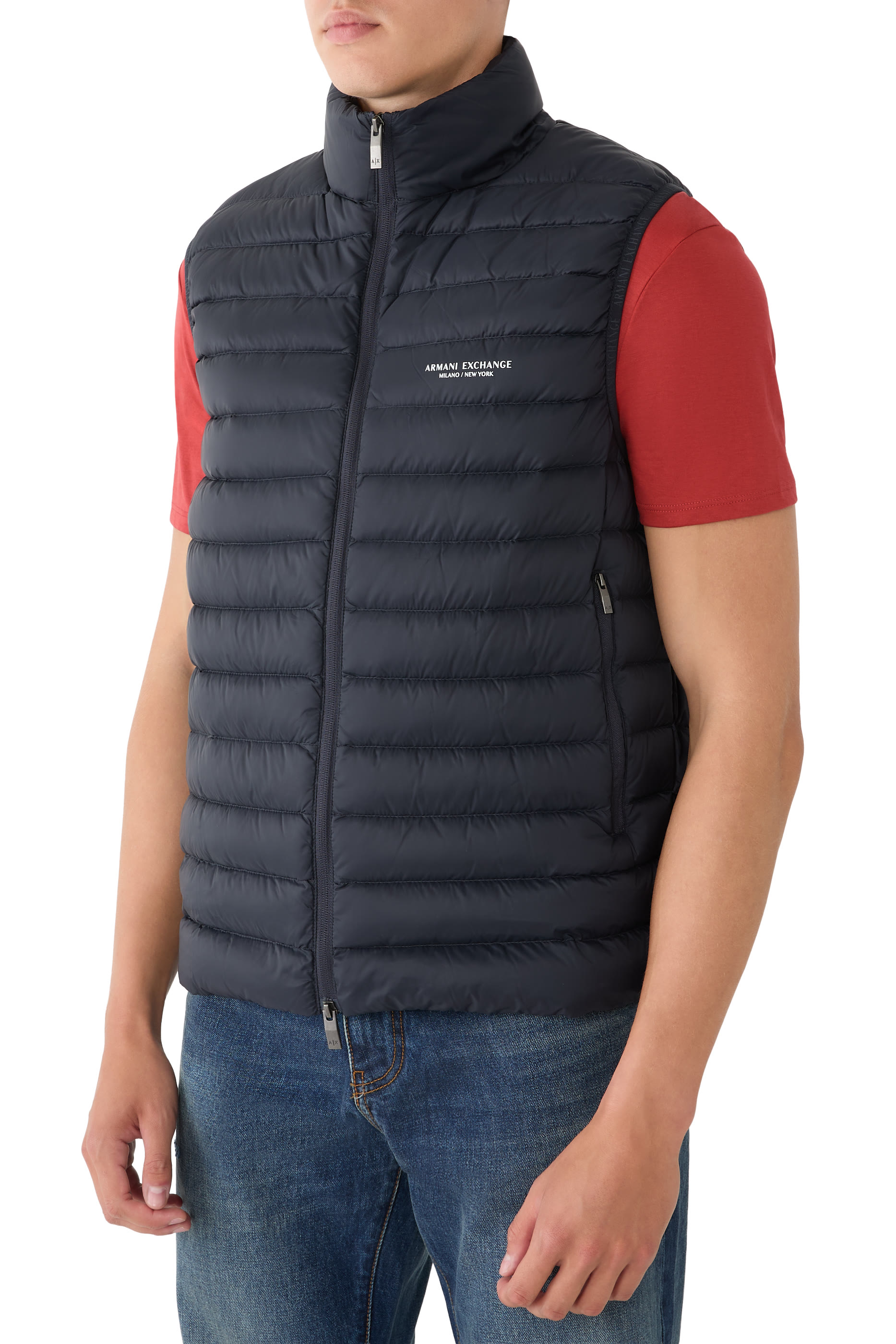 Quilted Full-Zip Down Vest