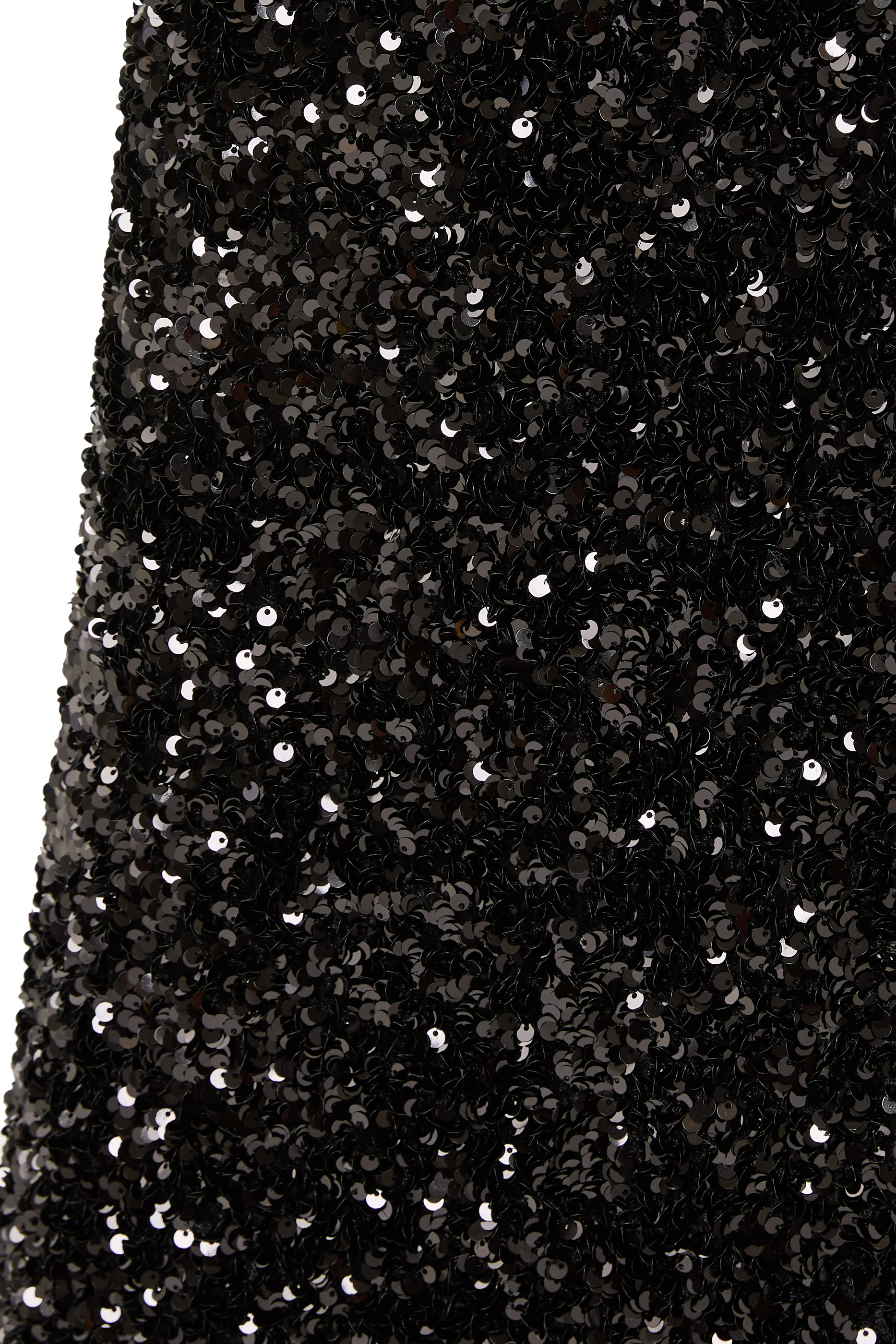 Sequined Velvet Midi Skirt