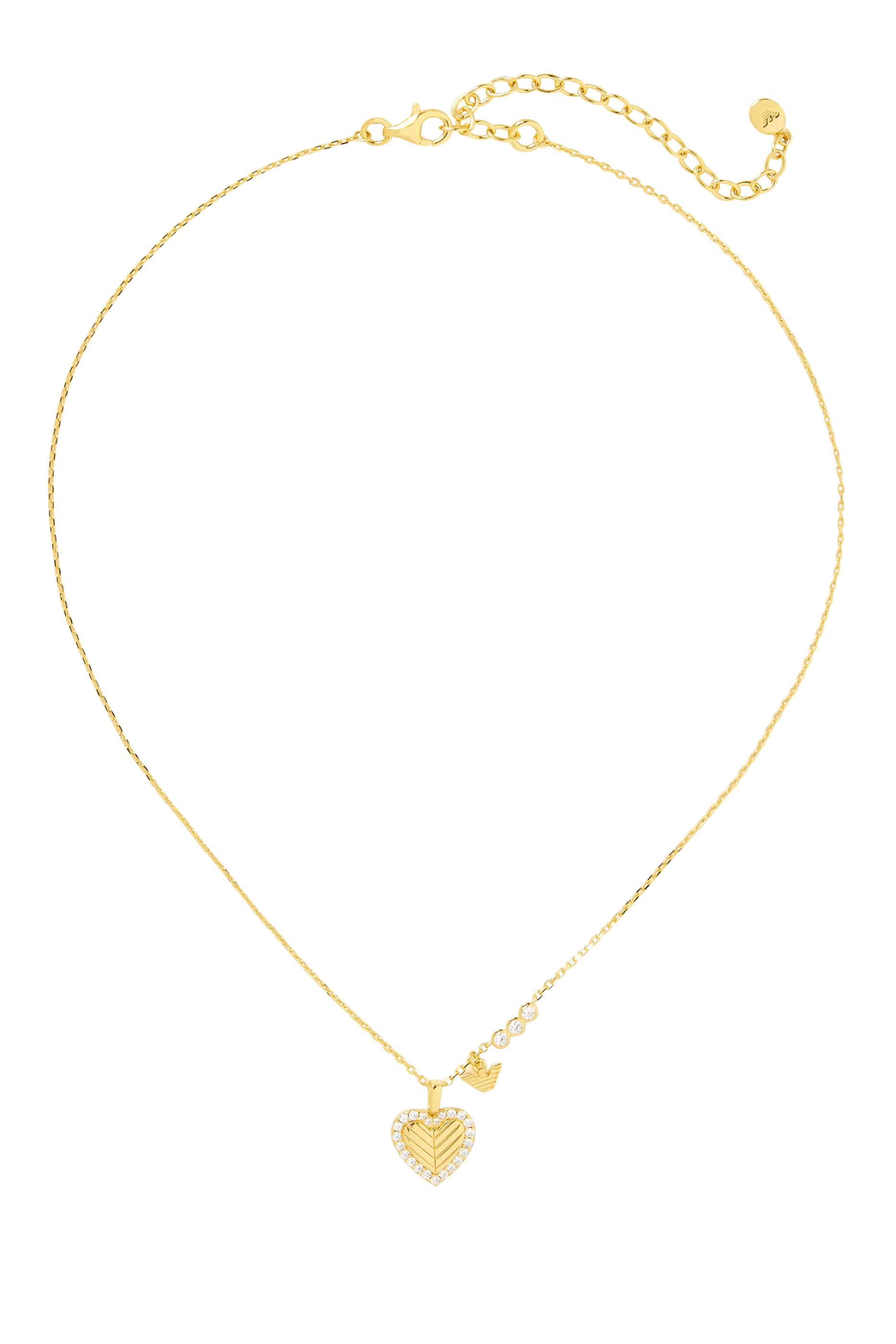 Gold-Tone Sterling Silver Pendant Necklace