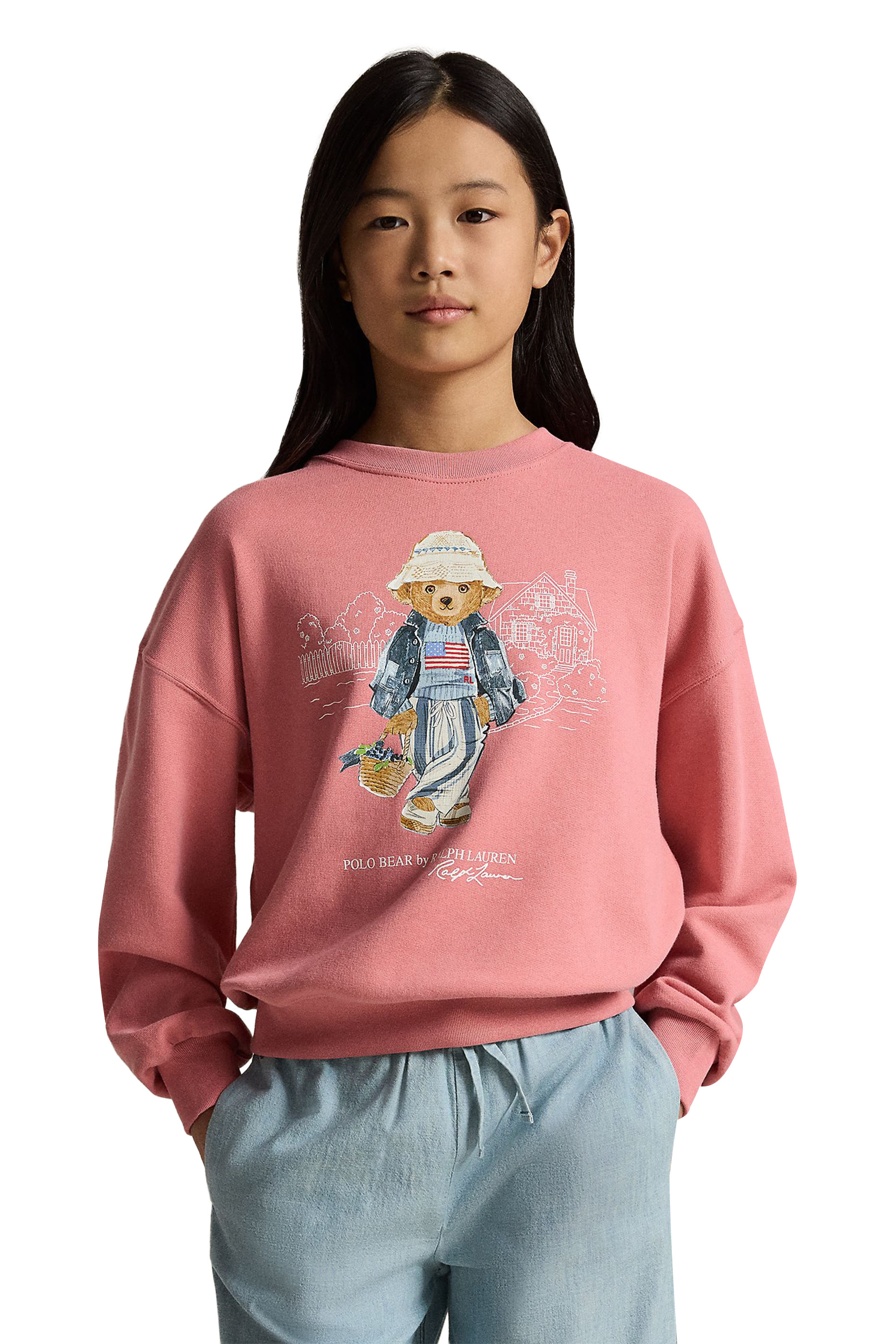 Kids Polo Bear Terry Sweatshirt