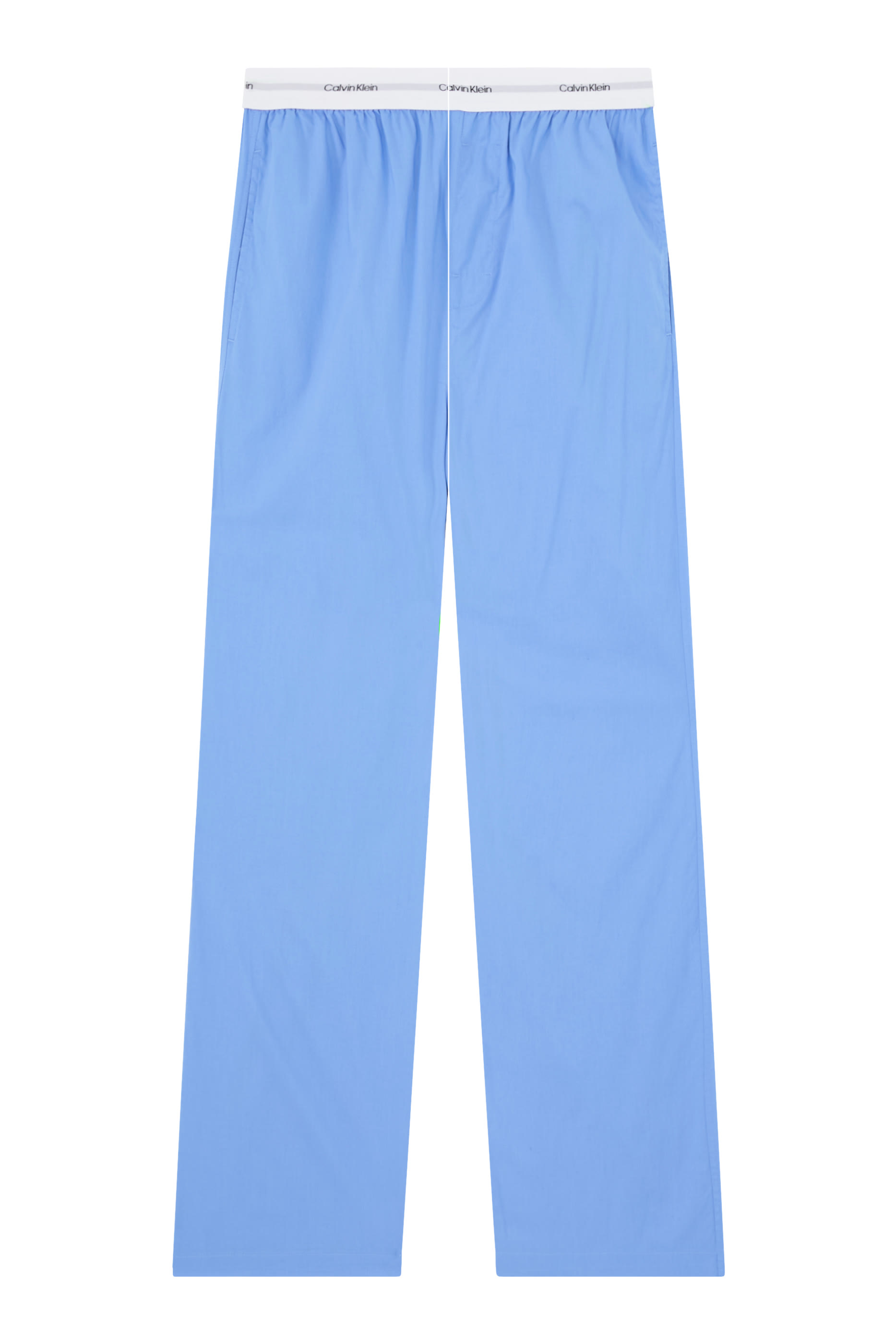 Cotton Poplin Logo Waistband Pants