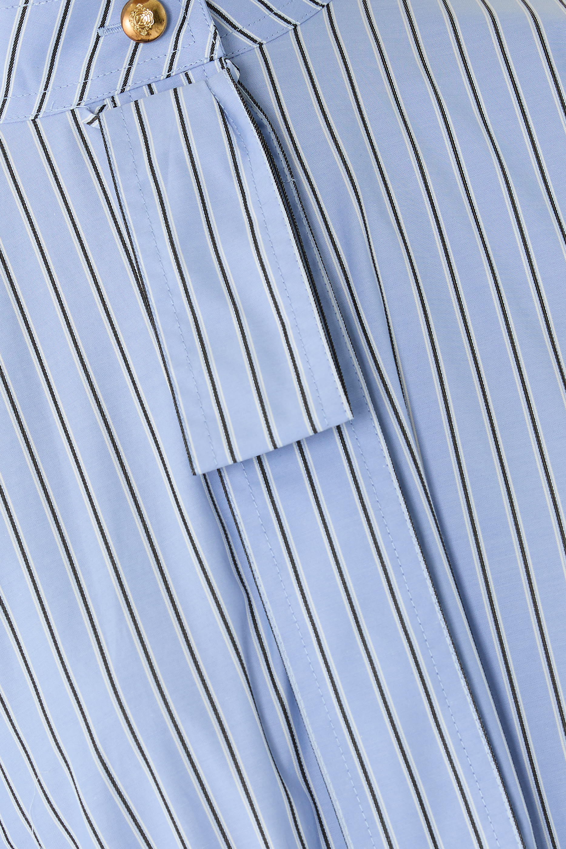  Drawstring Stripe Mini Dress