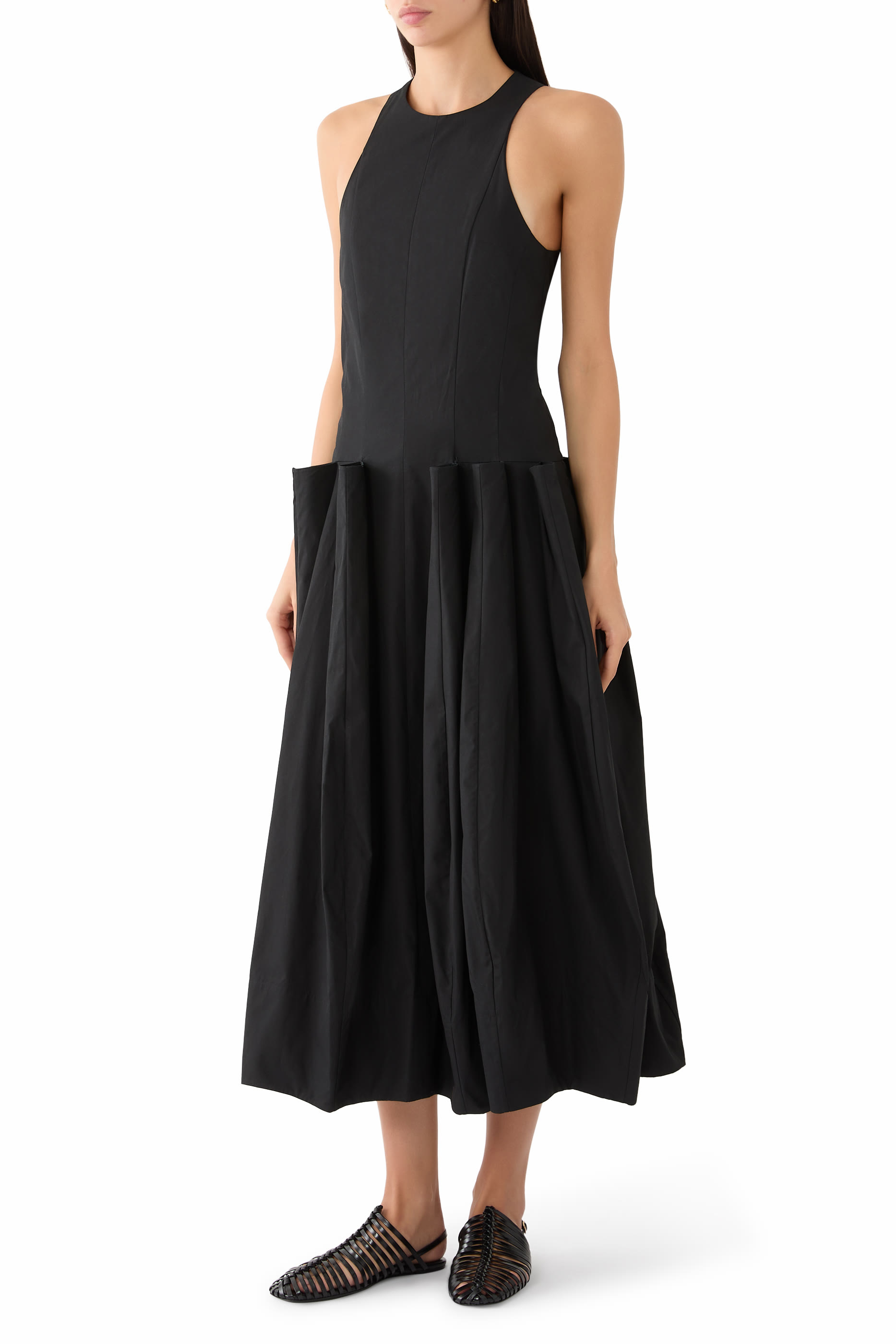 Pinch Pleat Dress