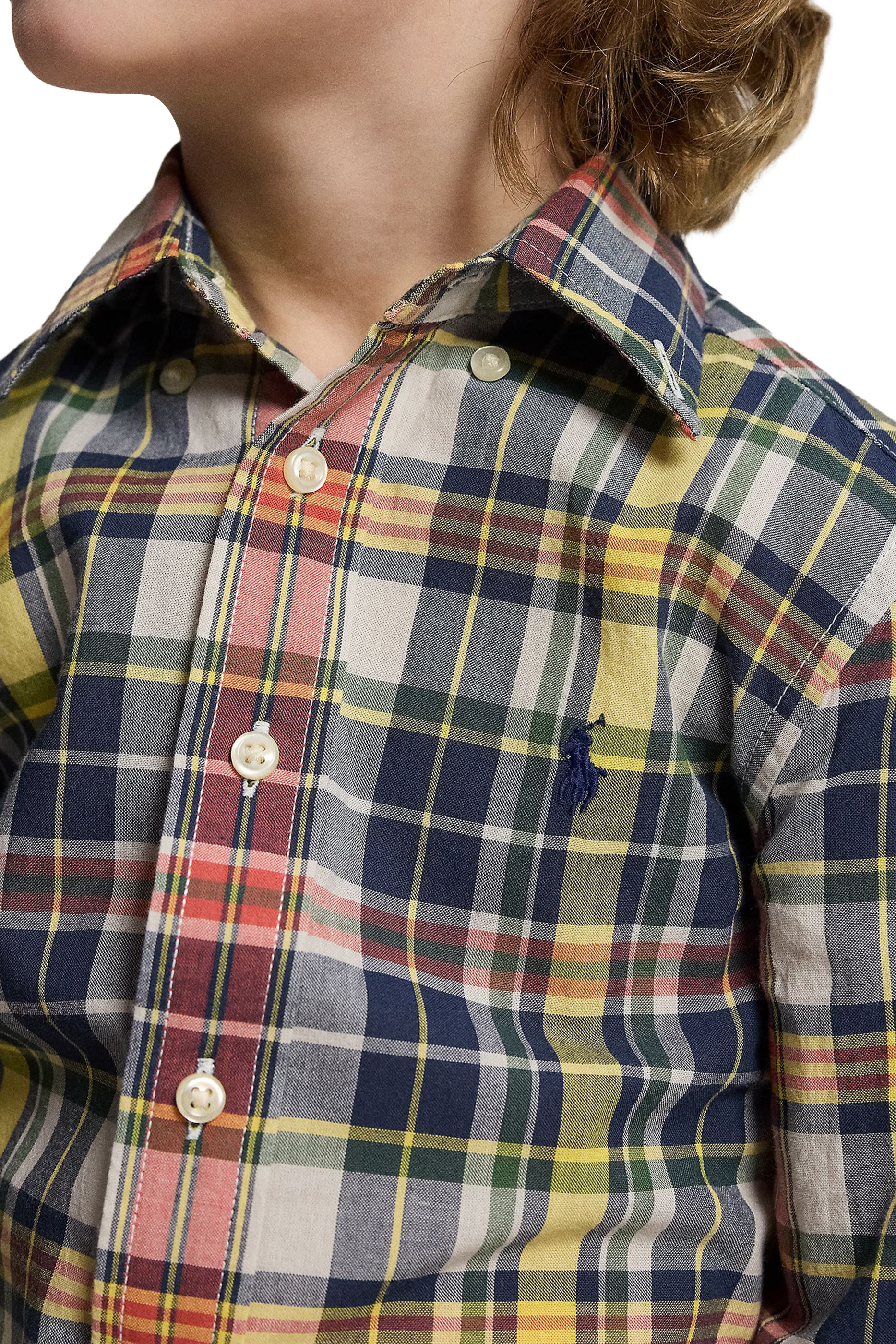 Kids Plaid Madras Shirt