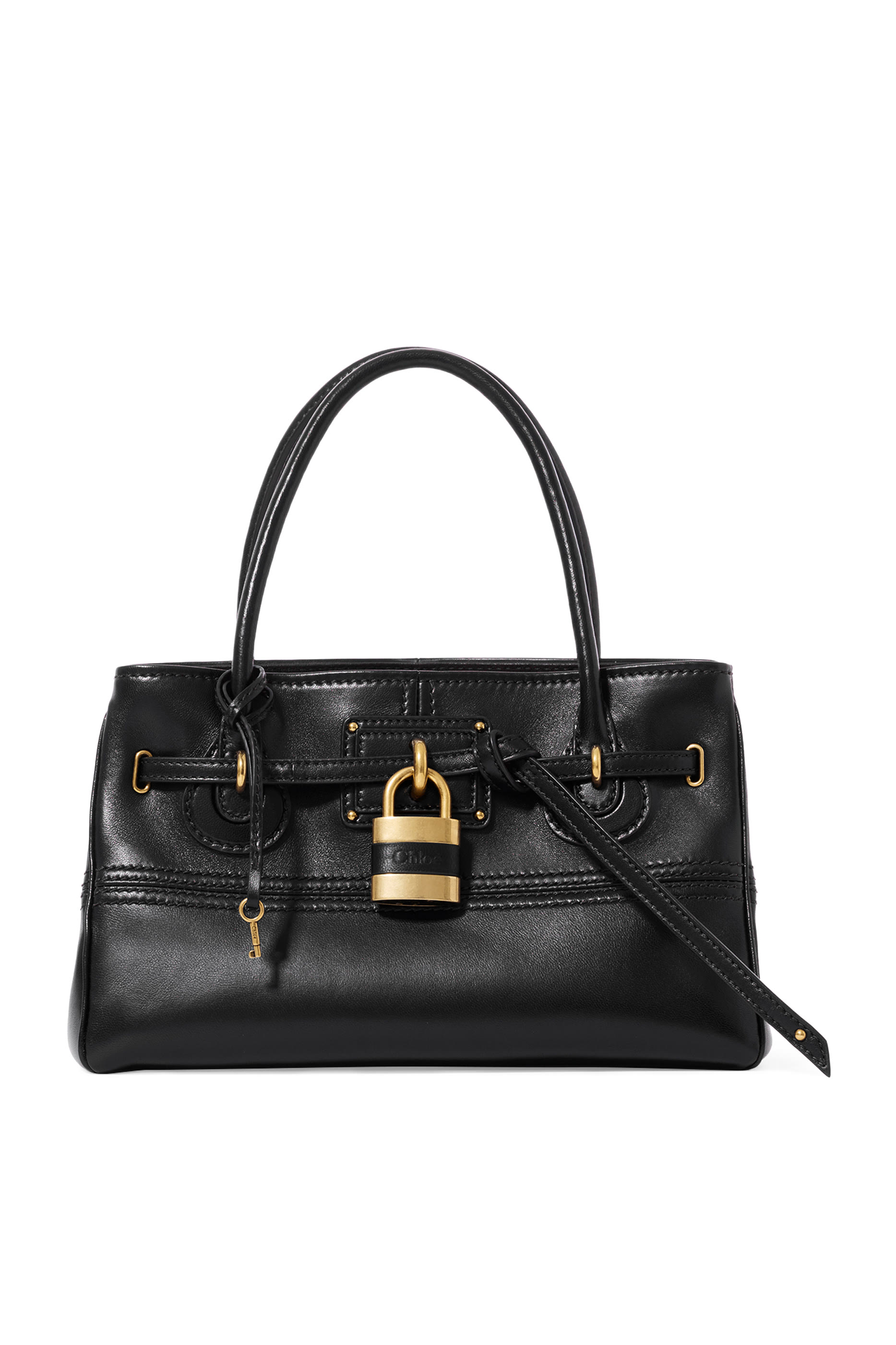 Small Paddington Sling Top-Handle Bag in Soft Leather