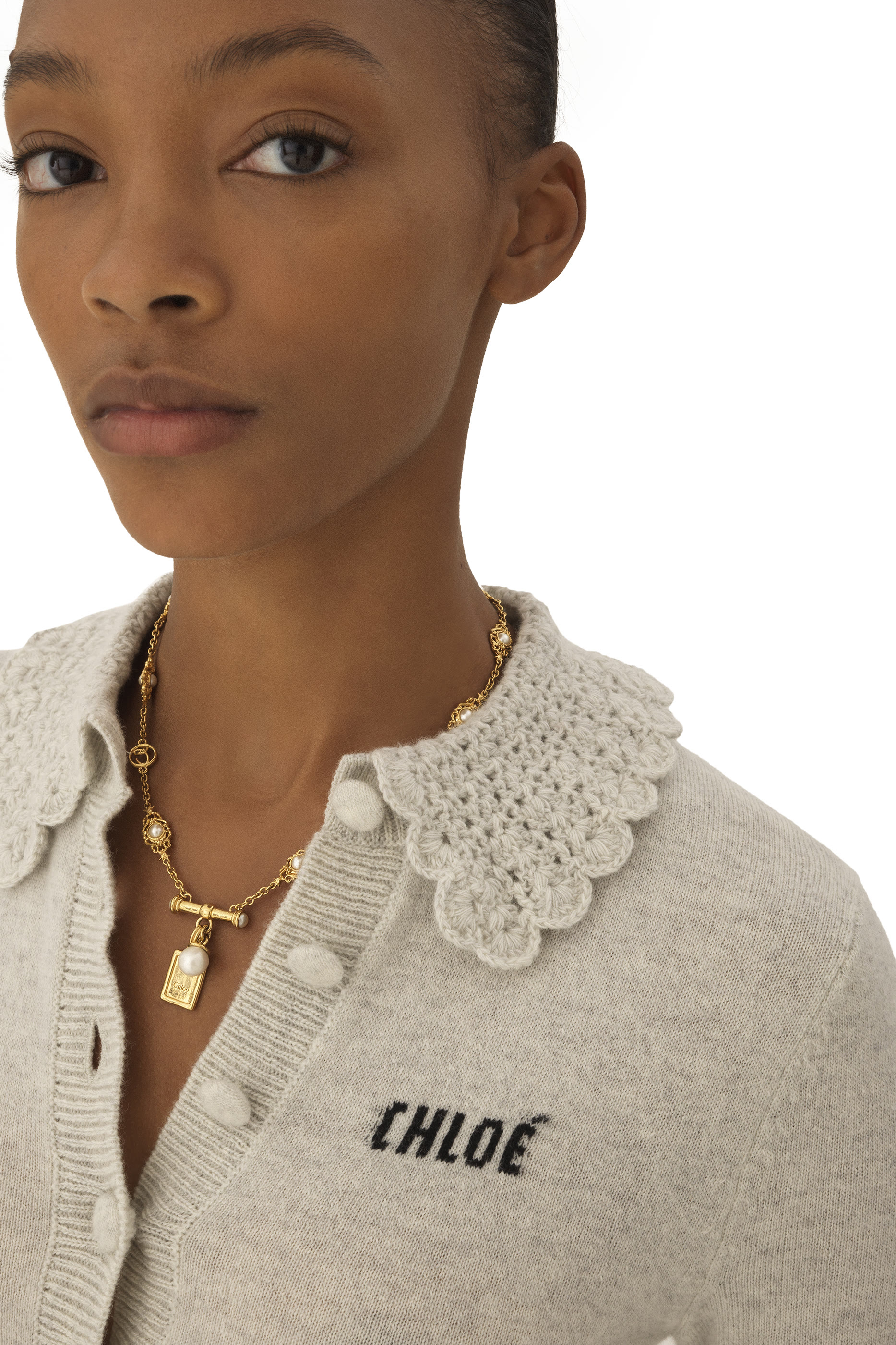  Fitted Logo Cardigan