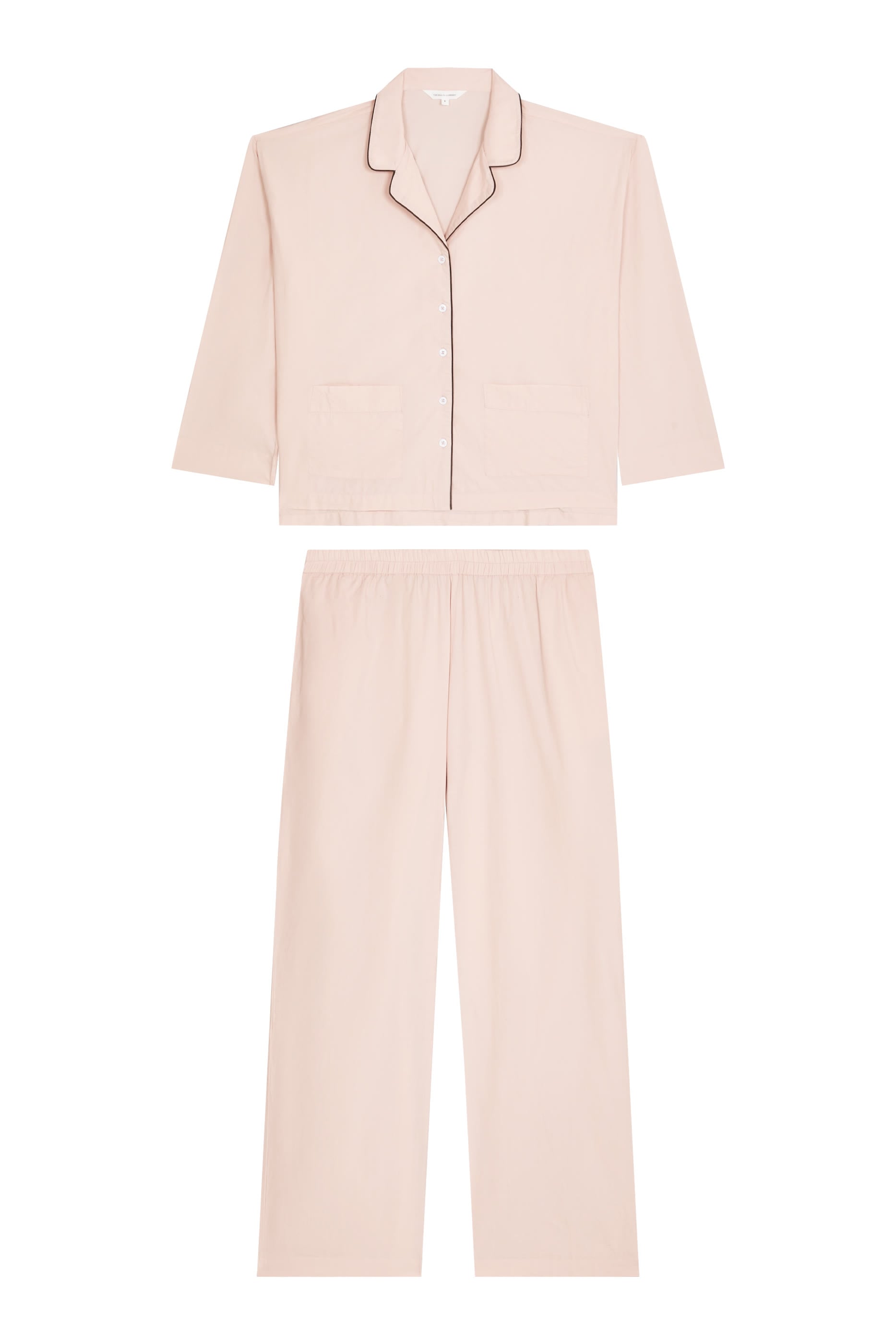 Organic Cotton Poplin Relaxed Pajama Set