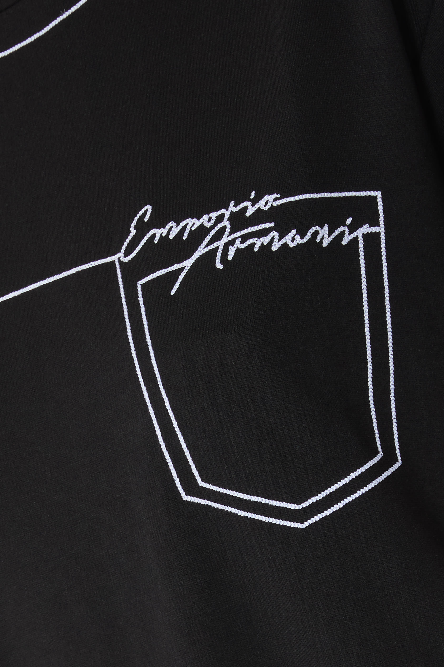Logo Pocket Outline T-Shirt