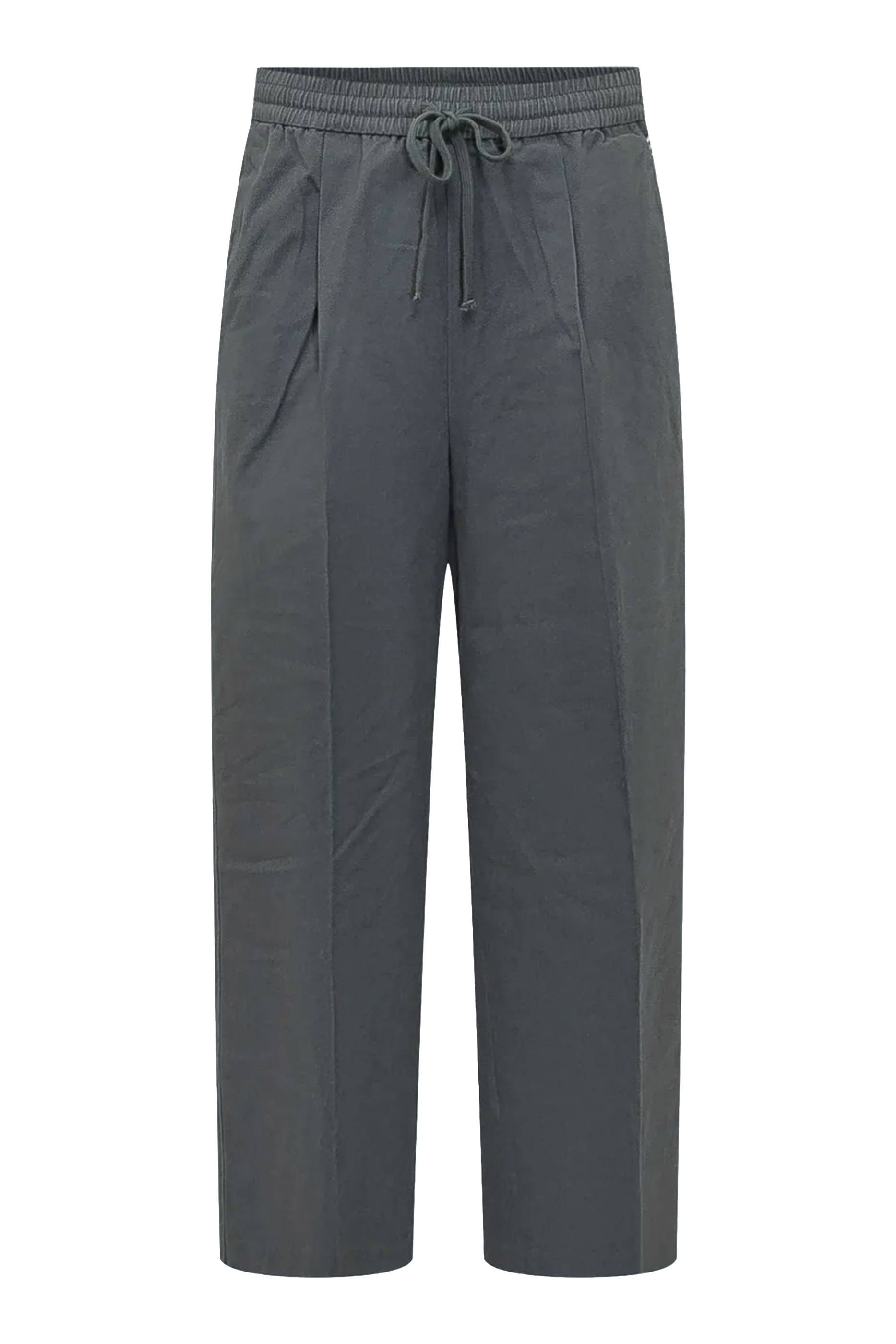  Cotton Twill Pleat Front Drawstring Pants