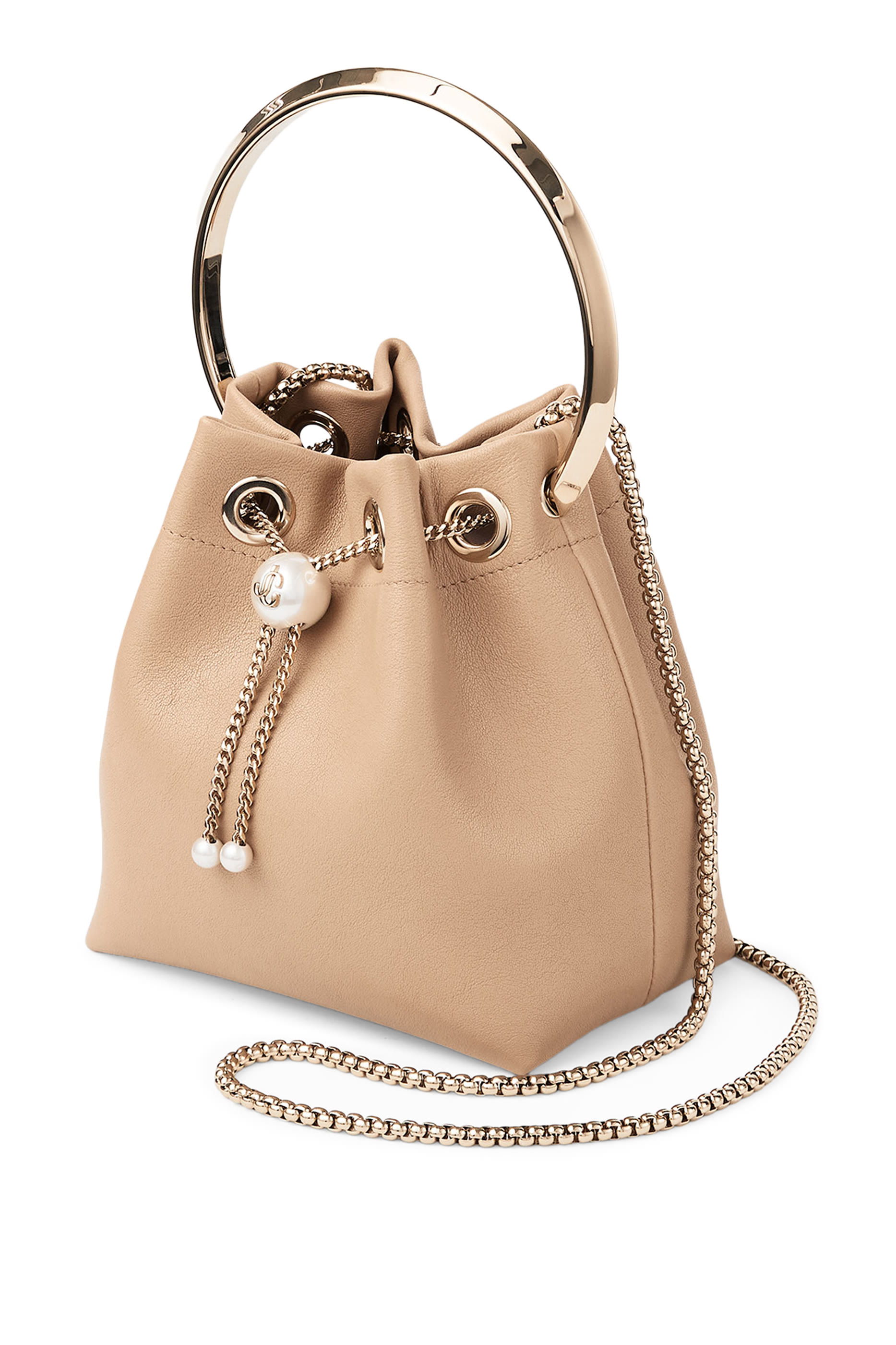 Bon Bon Pearl Closure Bucket Bag