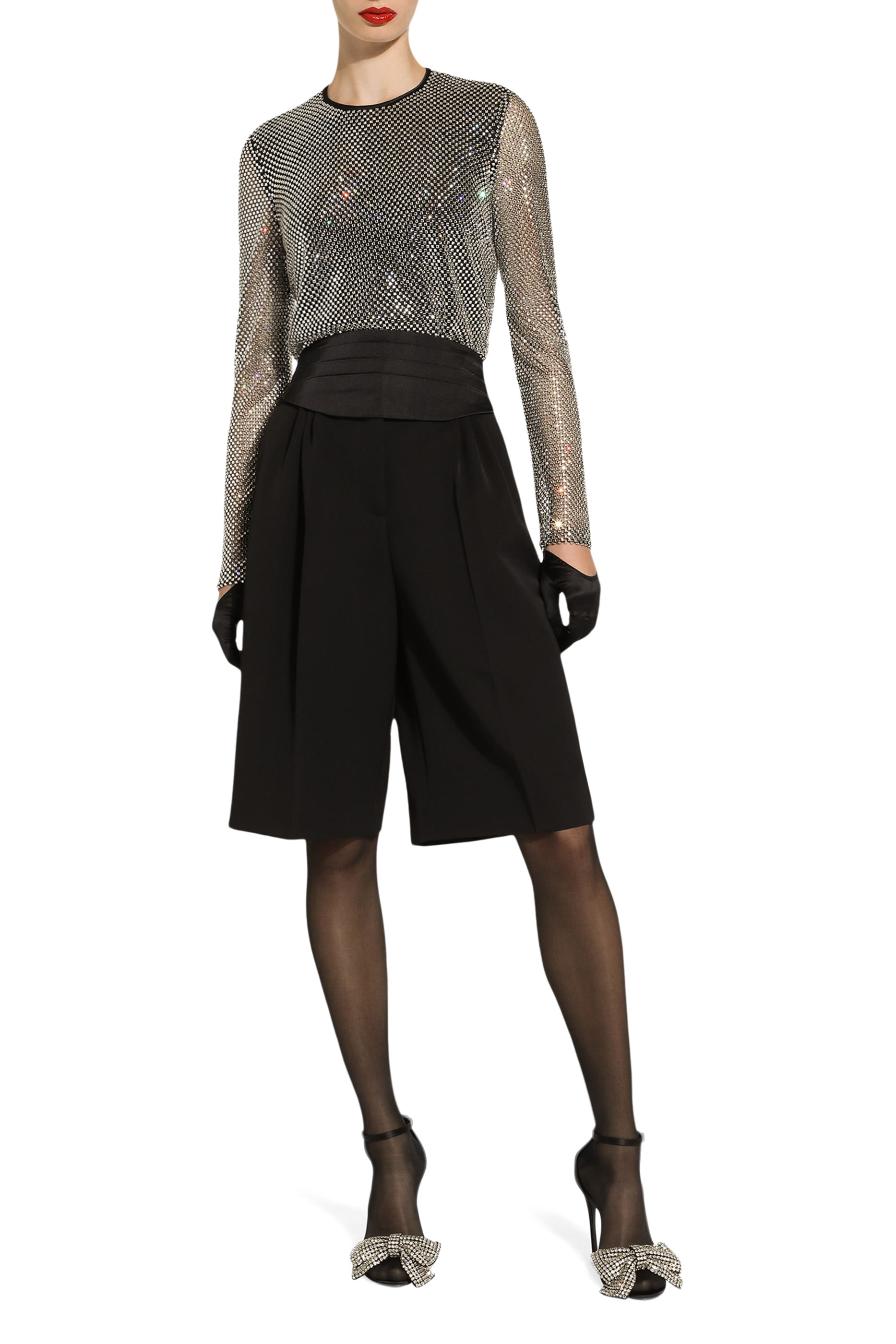 Crystal Mesh Blouse 