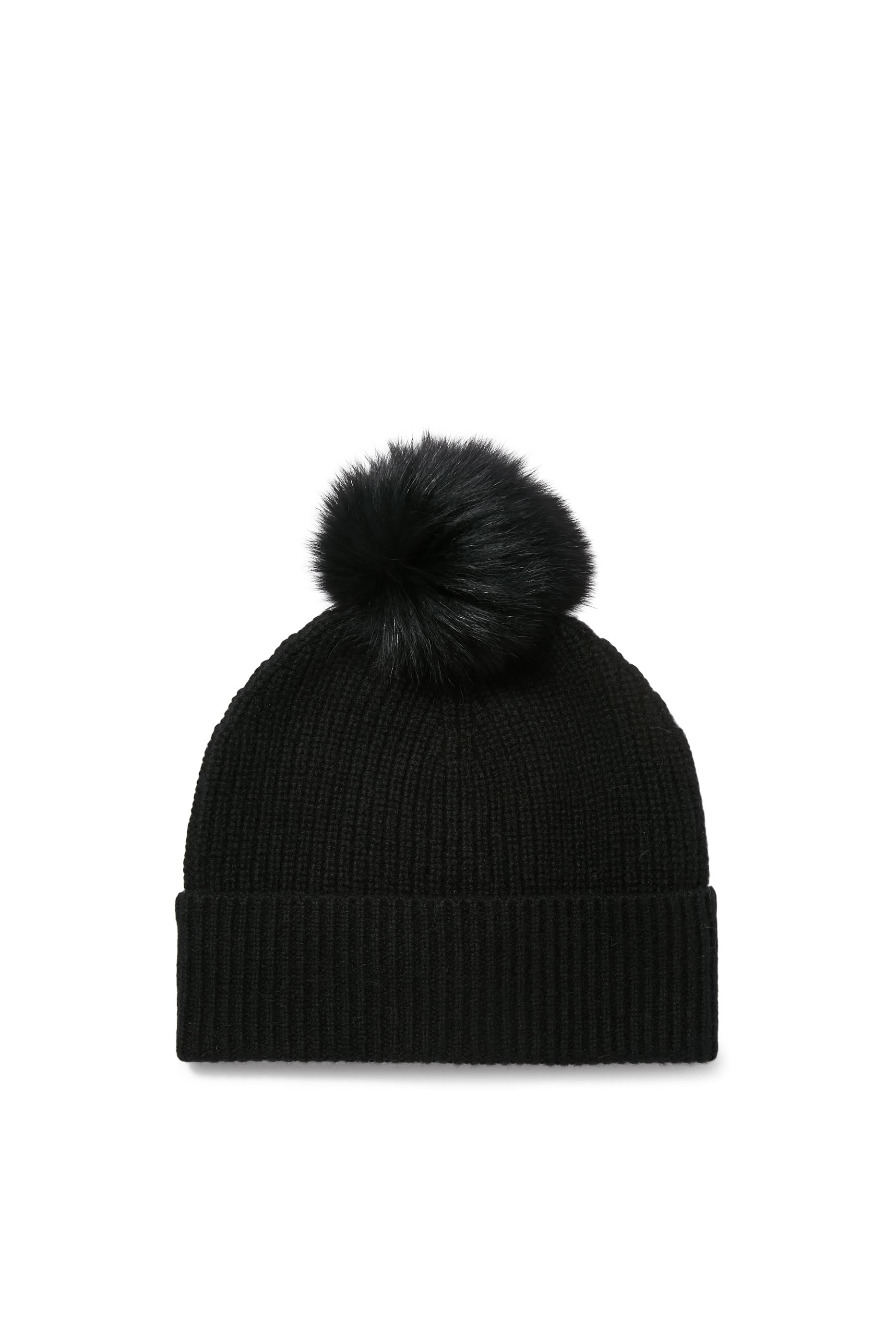 Kids Pom-Pom Cashmere Beanie