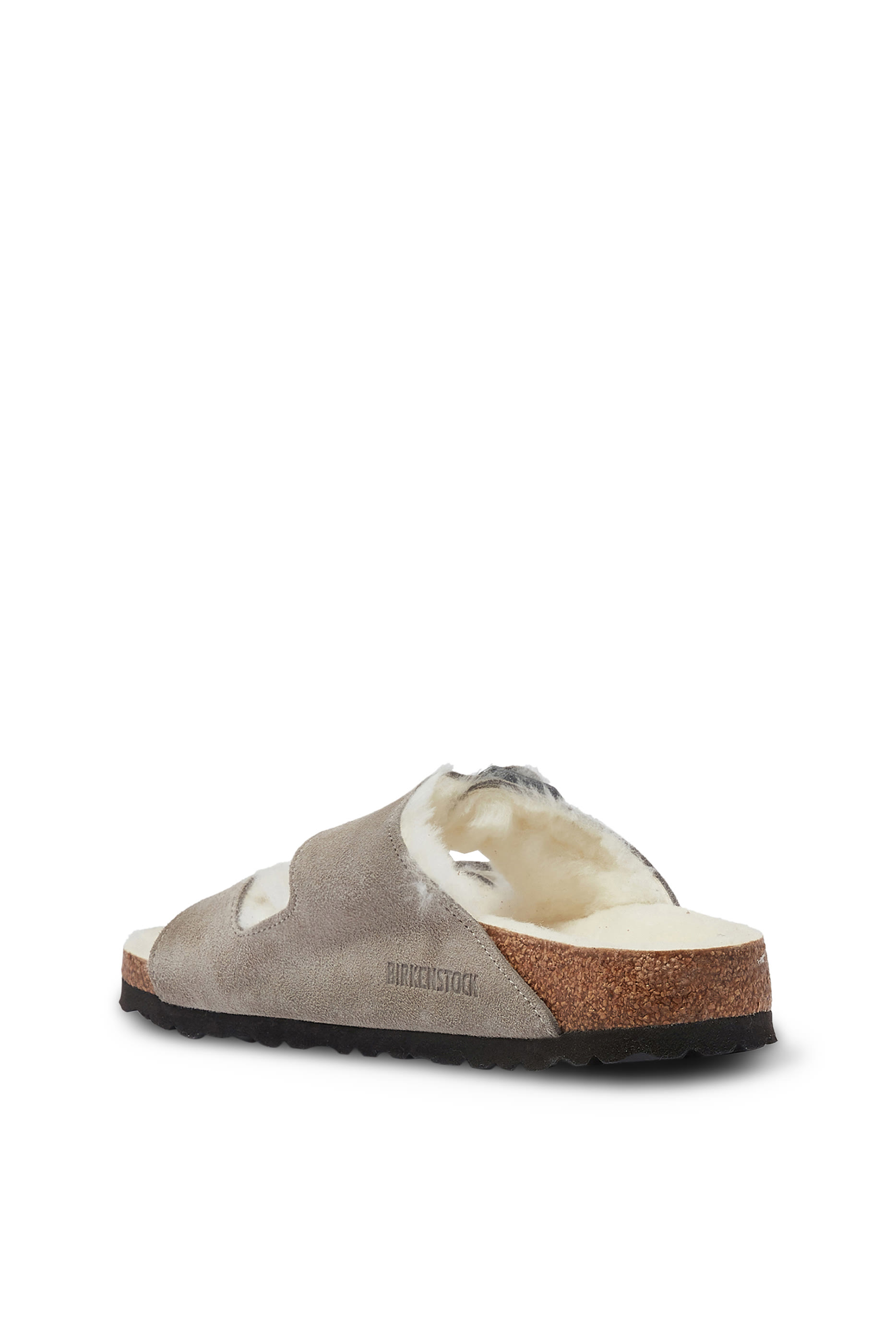 Arizona Shearling Suede Leather Sandals