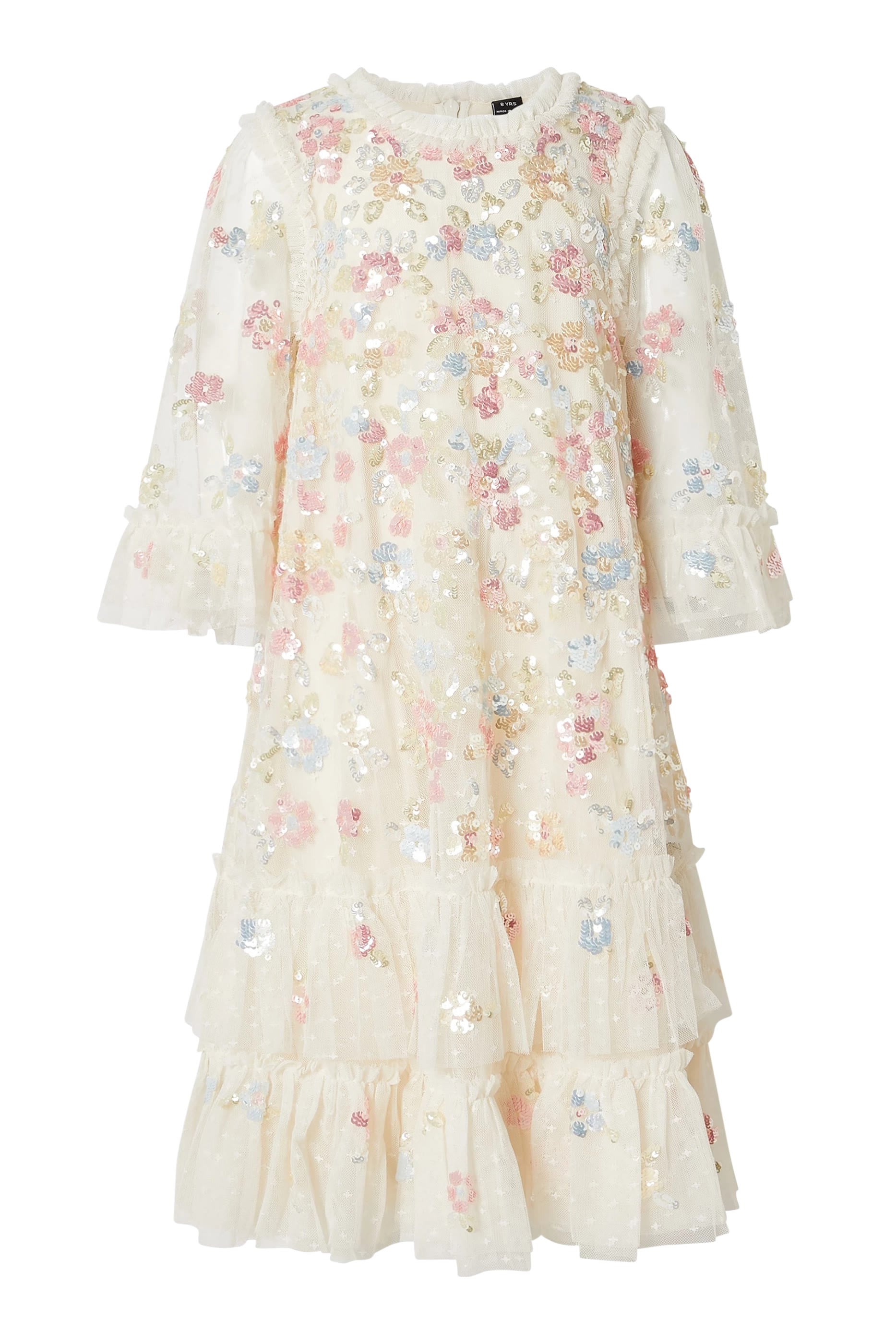 Kids Sequin Bloom Dress
