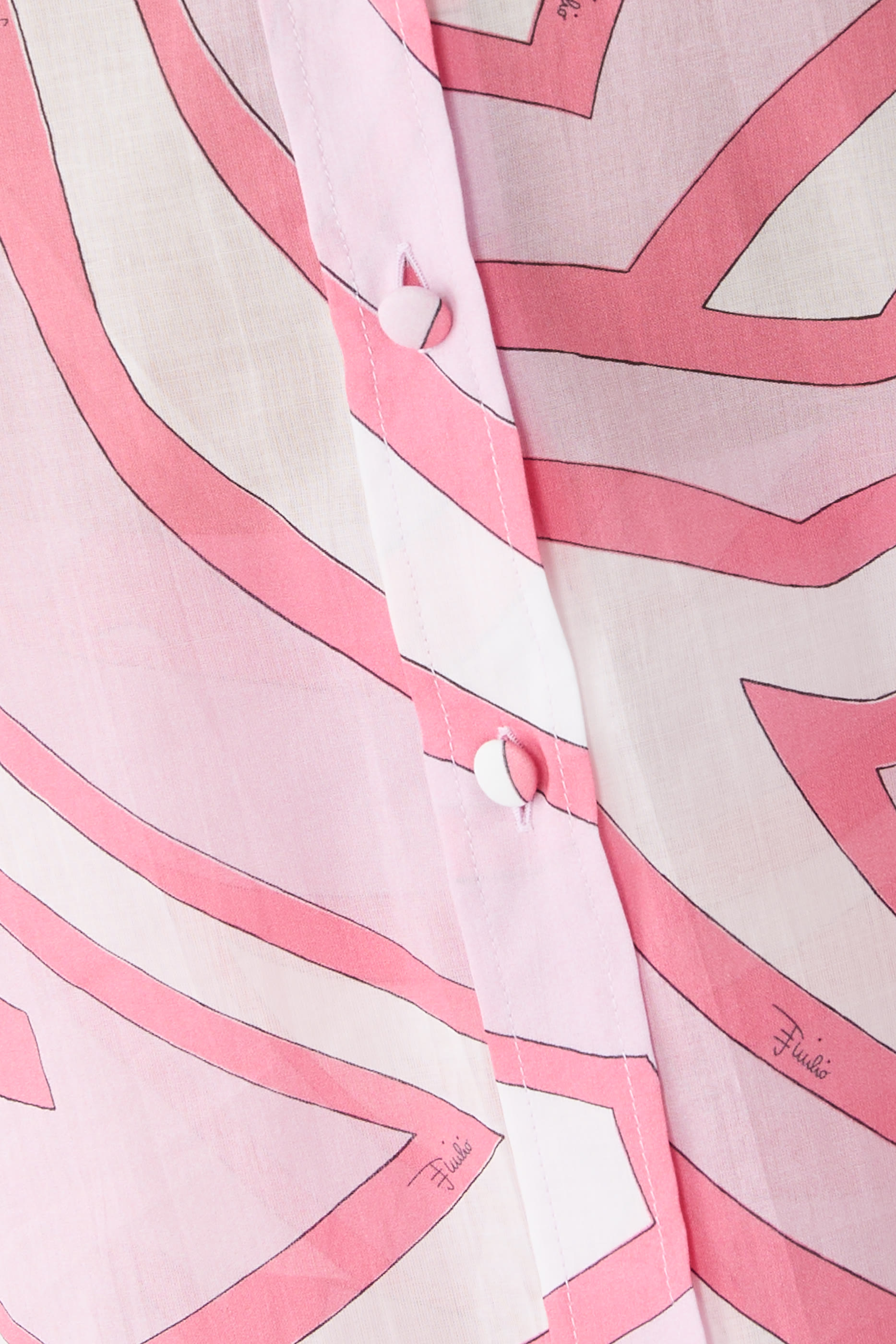  Iride-Print Button-Down Shirt 
