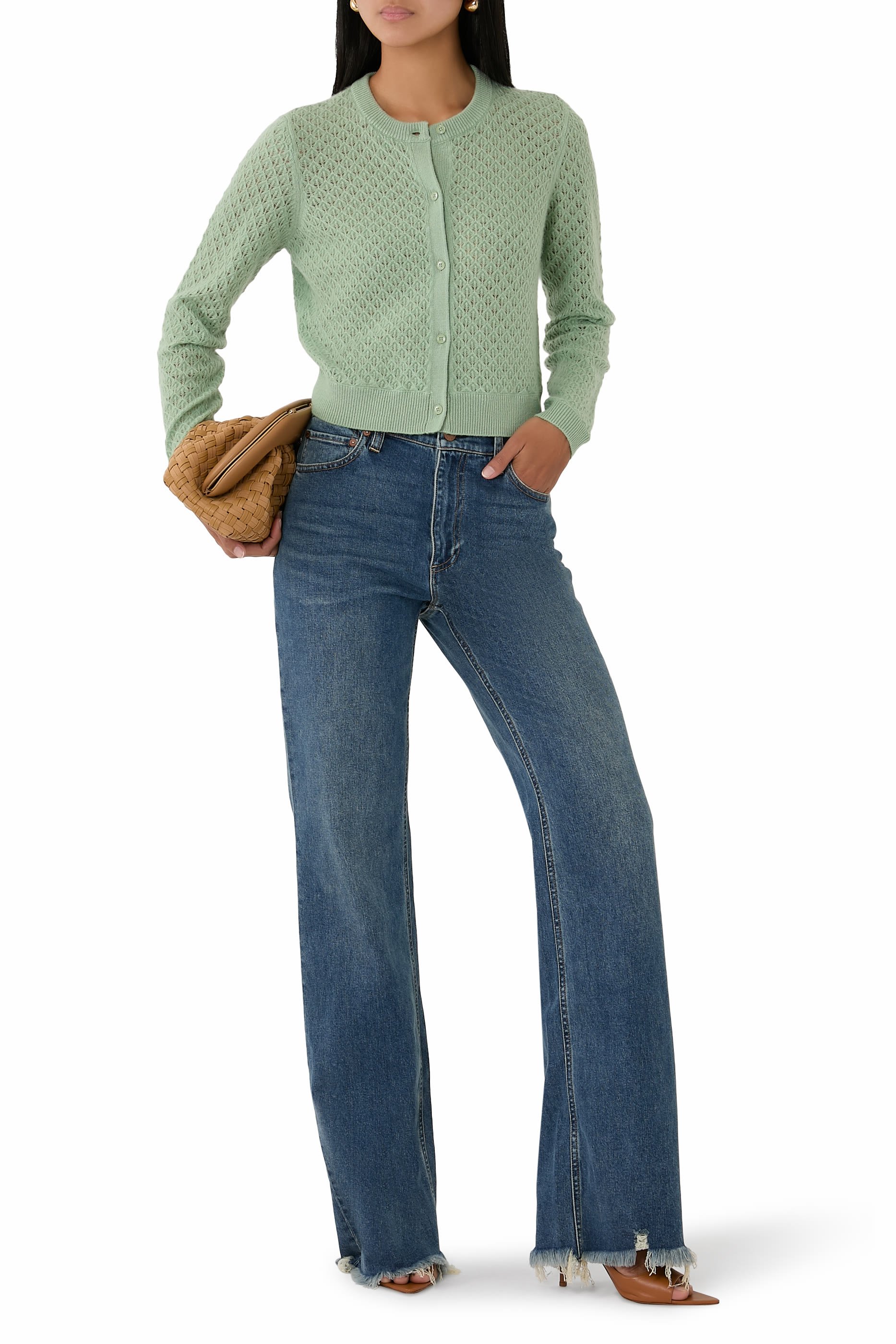 Dollie Pointelle Cardigan