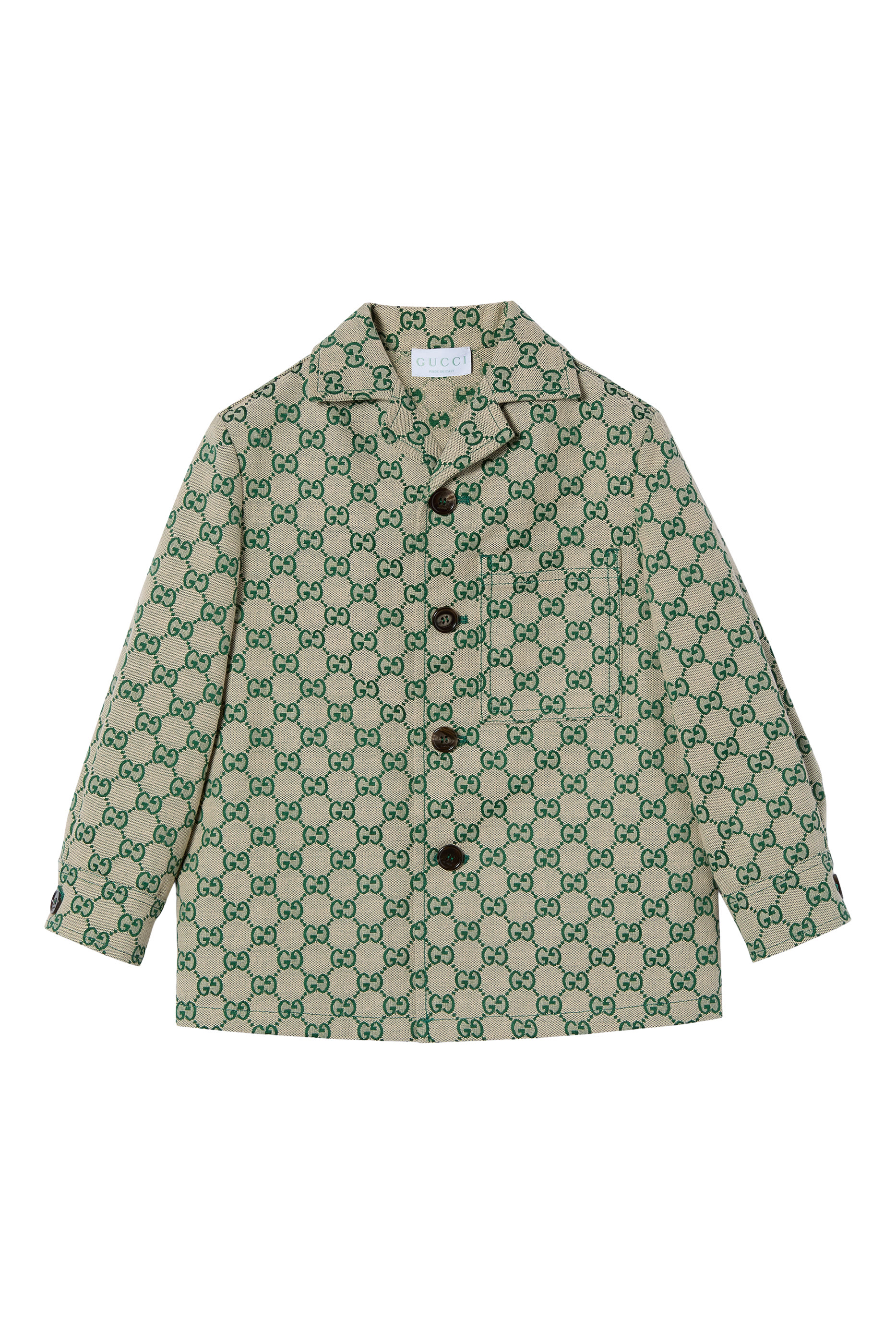 Kids GG Notch Collar Jacket