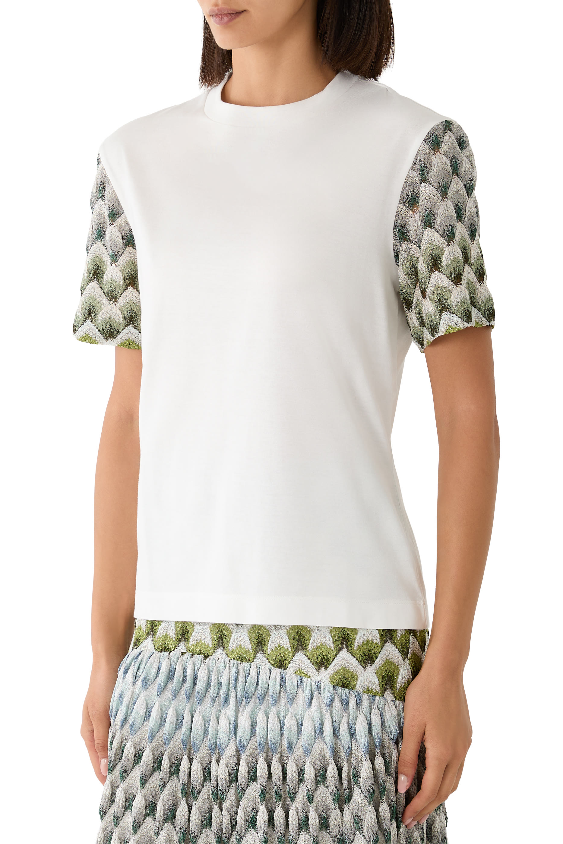  Jersey Rashel Sleeve T-Shirt 