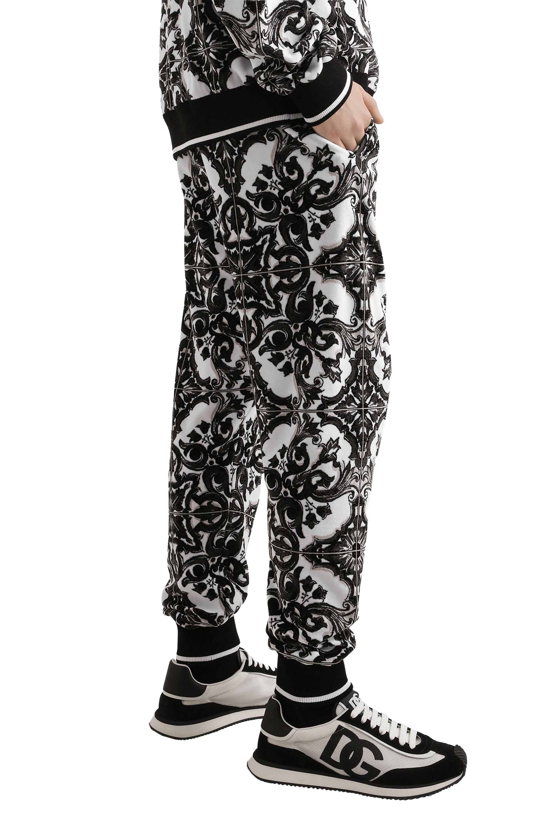 Majolica-Print Trousers