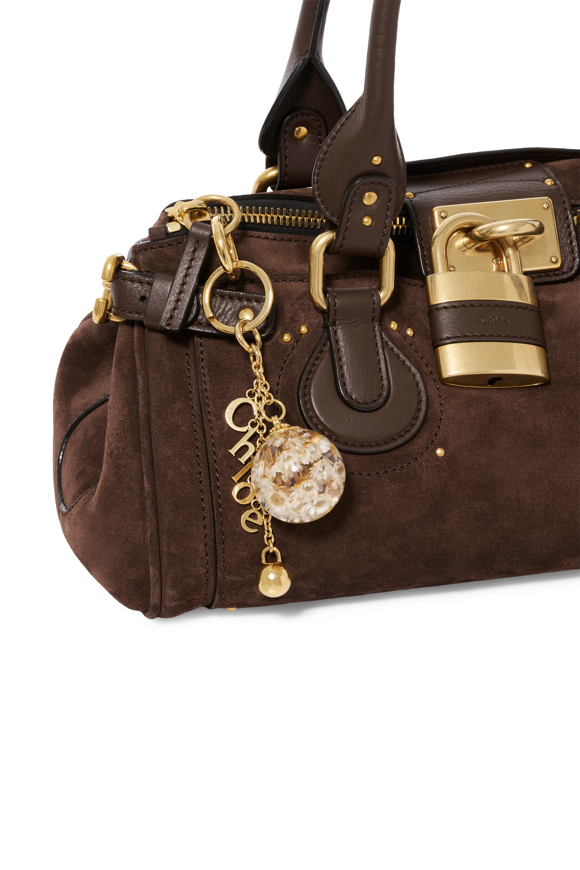 Symbols Resin Flowers and Logo Key Ring Bag Charm 