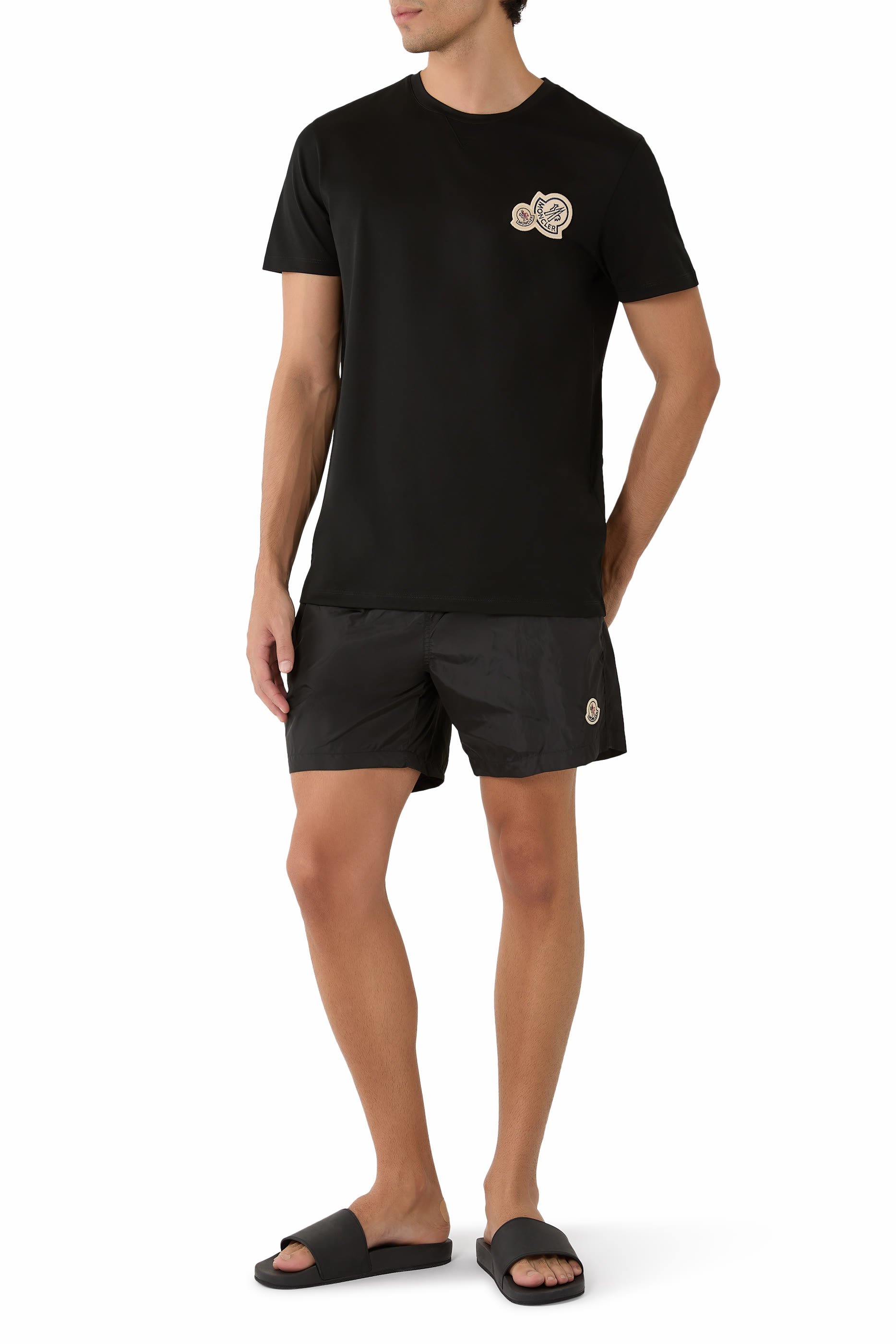 Logo Patch Swim Shorts