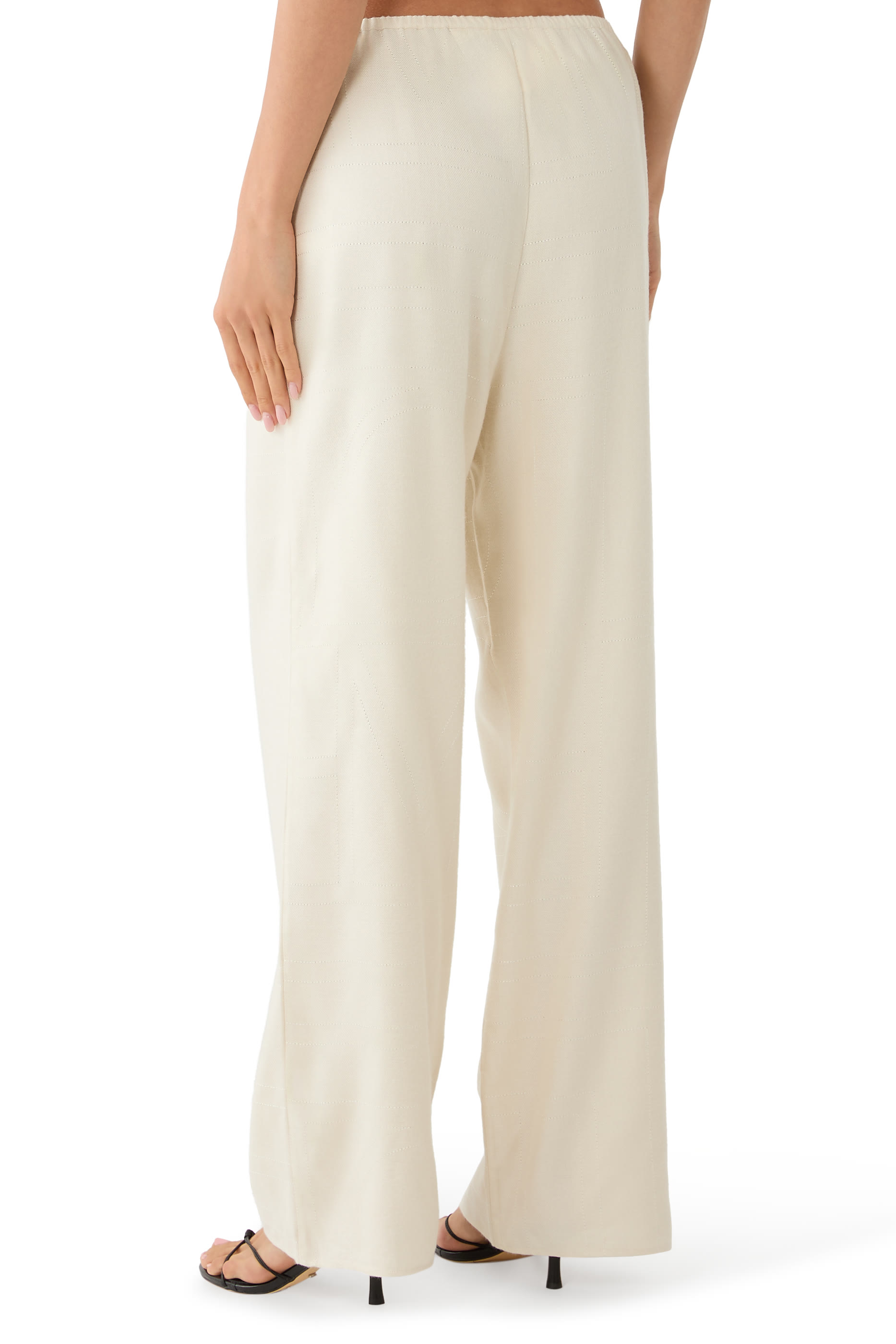 Monogram Flannel Pajama Bottoms