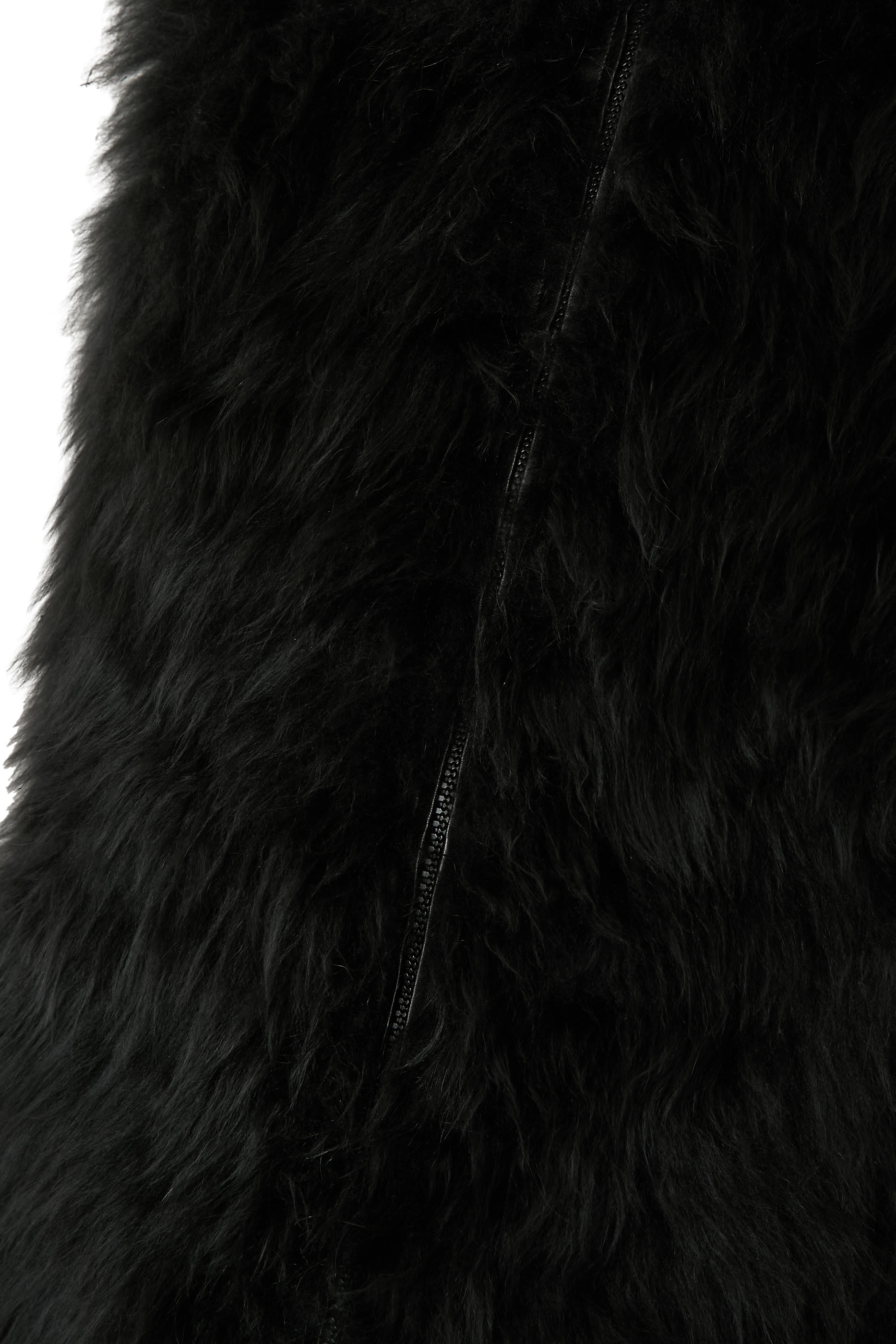  Reversible Long-Haired Lambskin Gilet