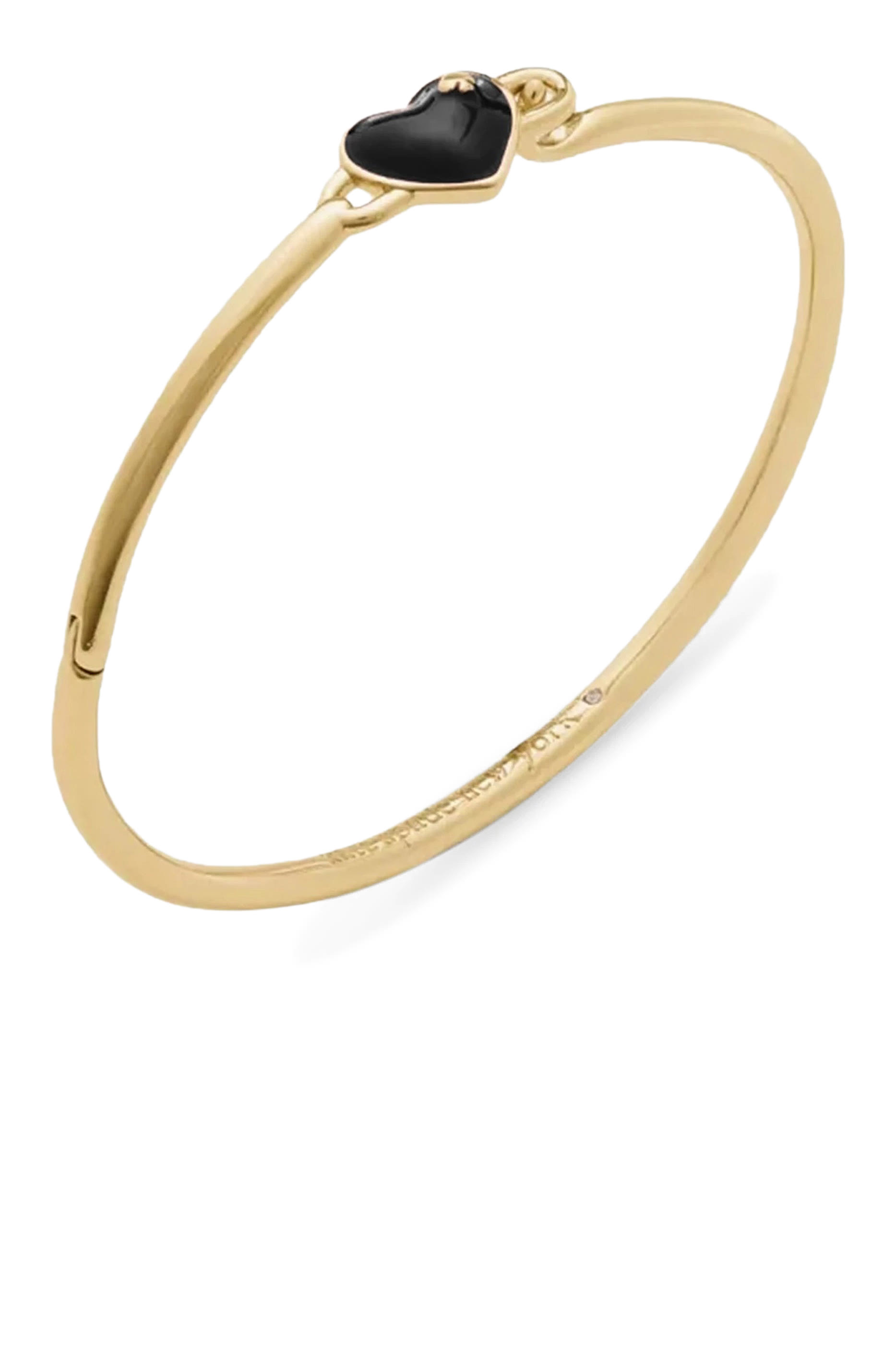 Heart Spade Solitaire Bangle