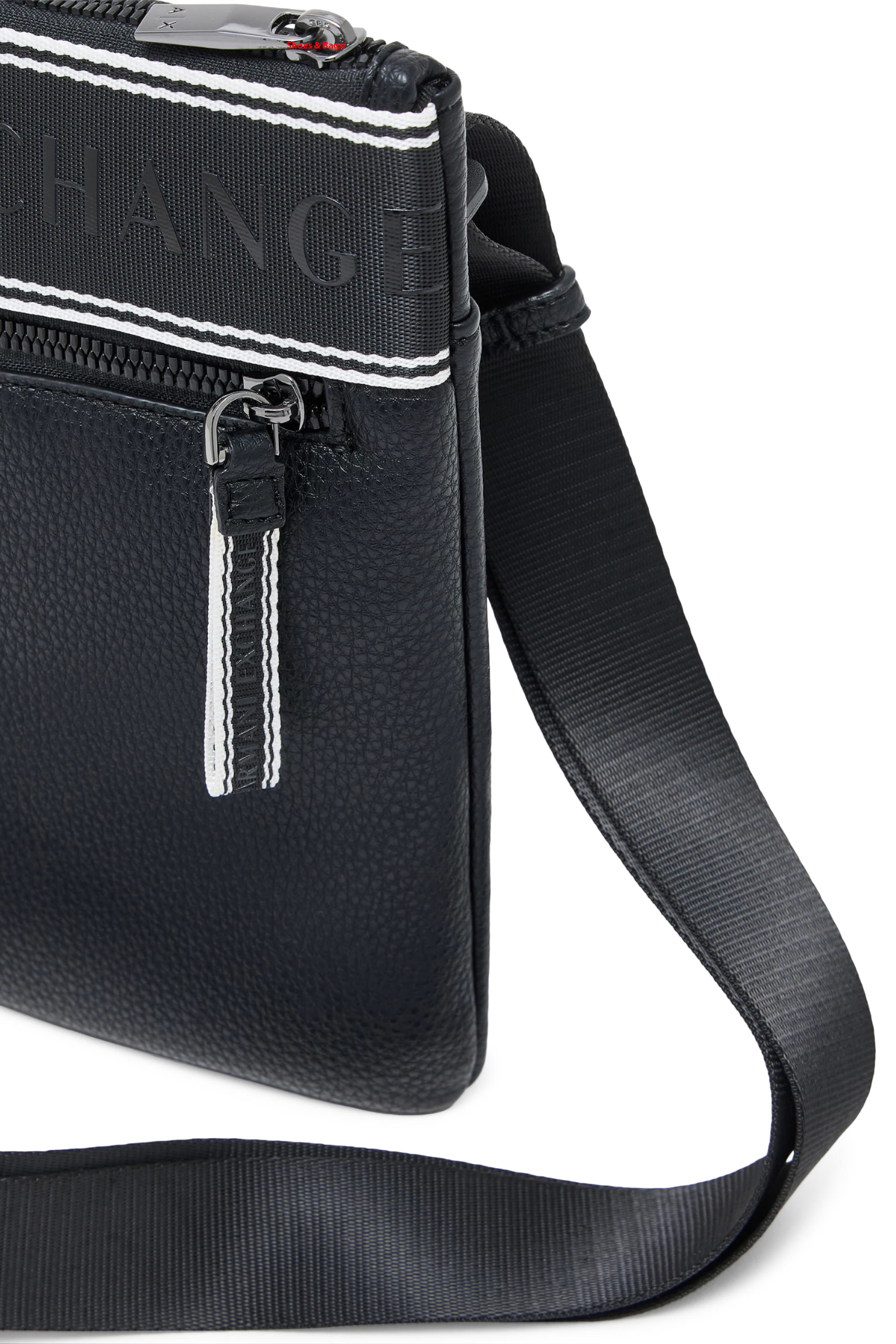 Logo Flat Crossbody Messenger Bag