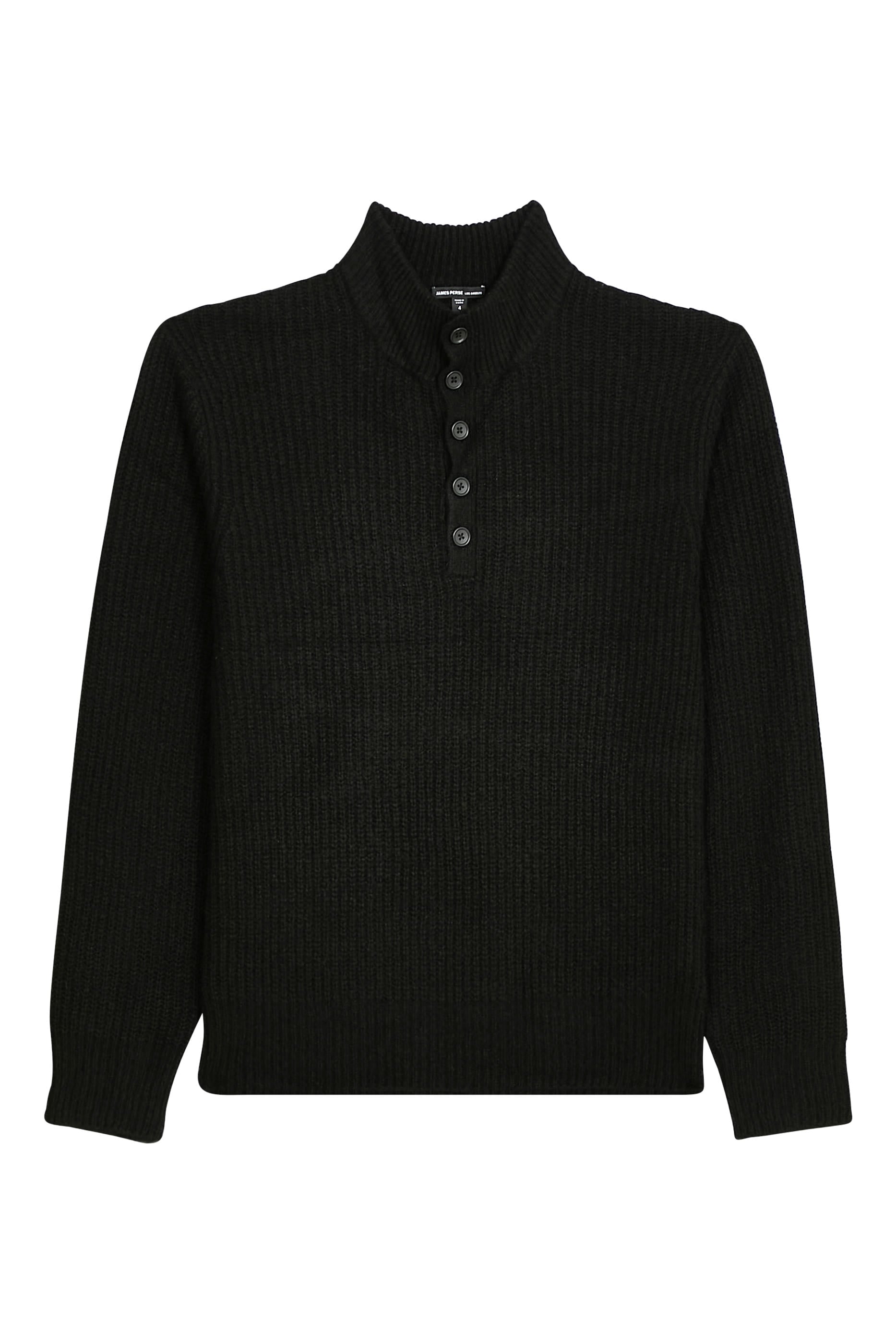 Lightweight Cashmere 1/4 Button Sweater