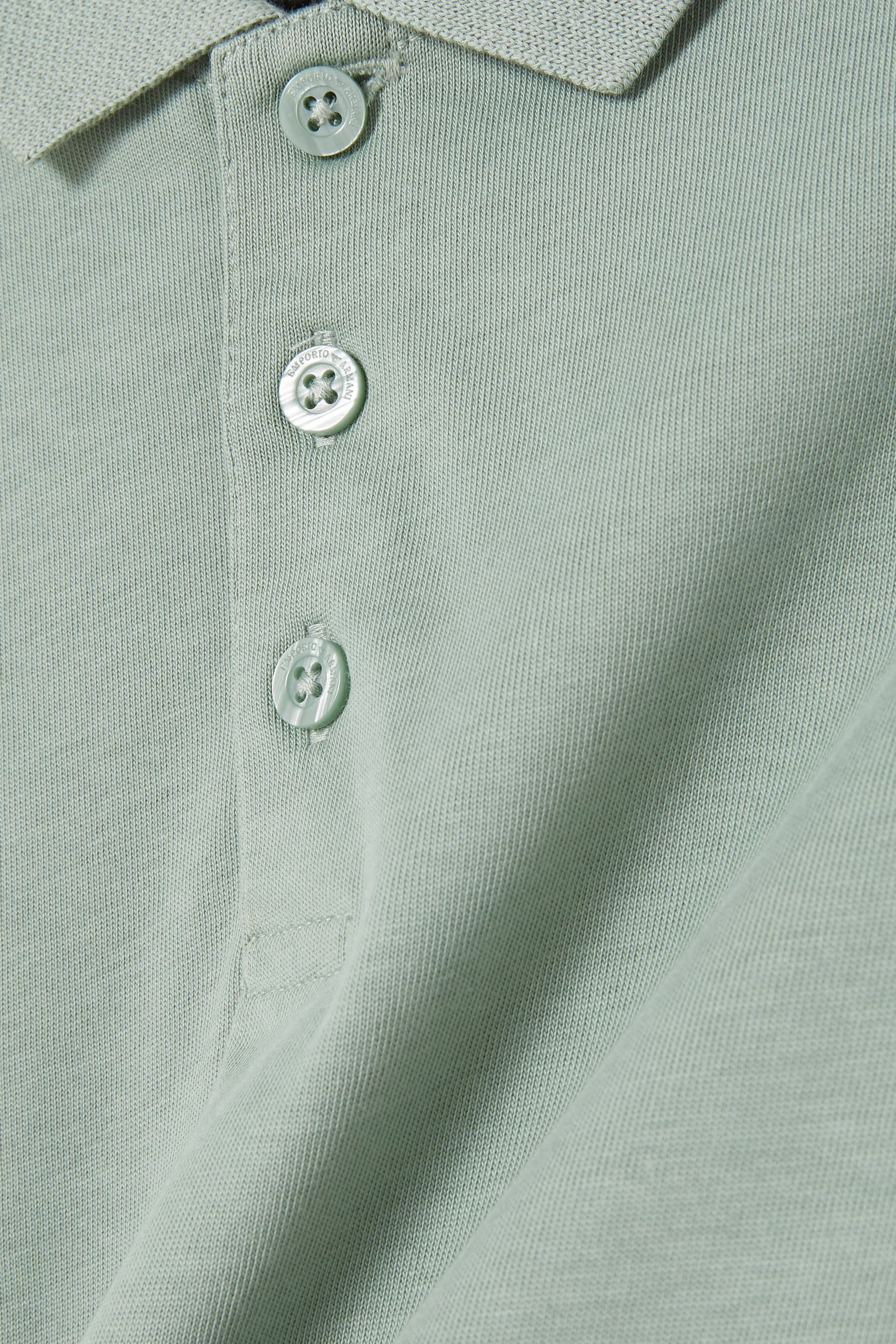 Kids Text Logo Long-Sleeve Polo Shirt