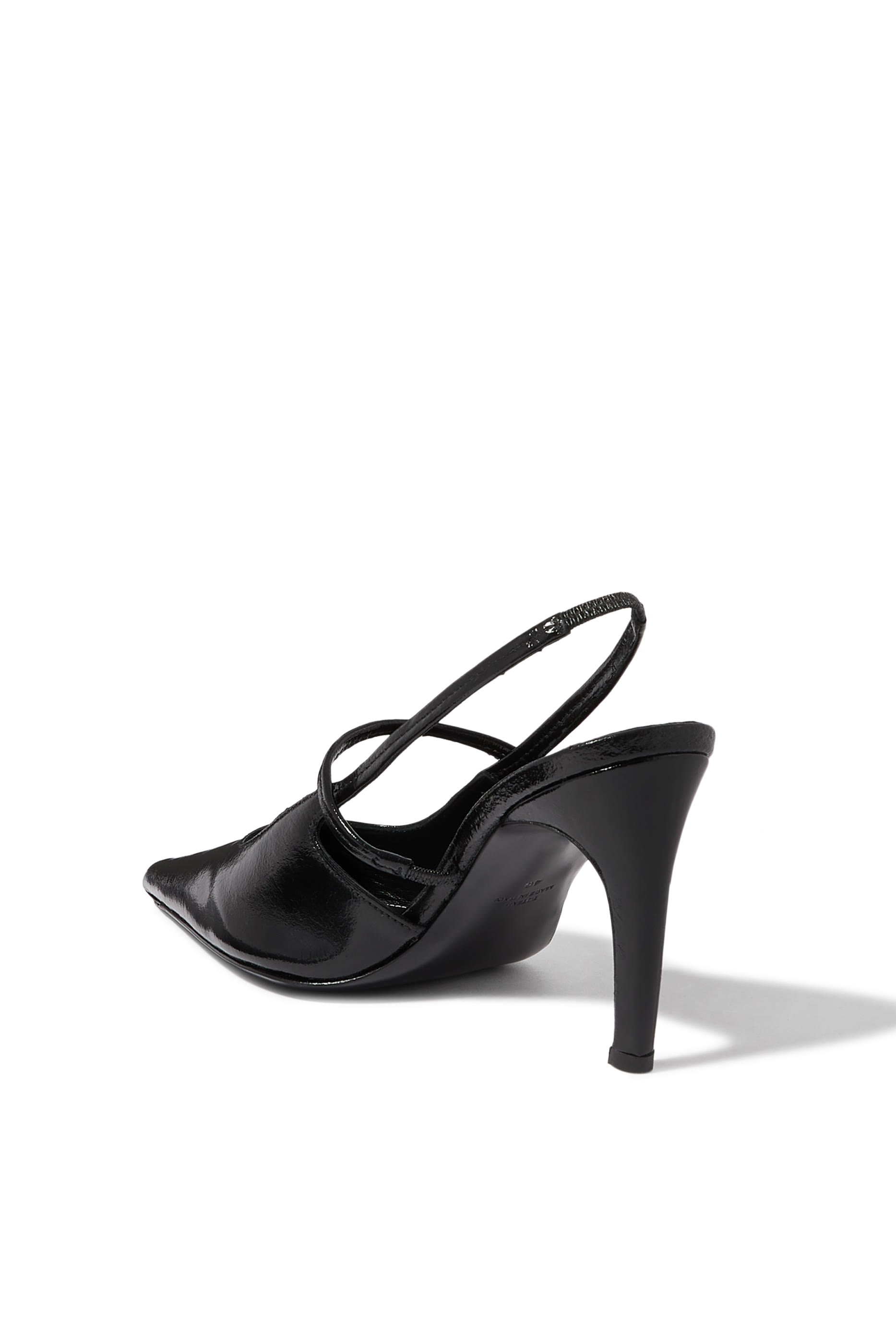 Naplack Stiletto Slingbacks 85