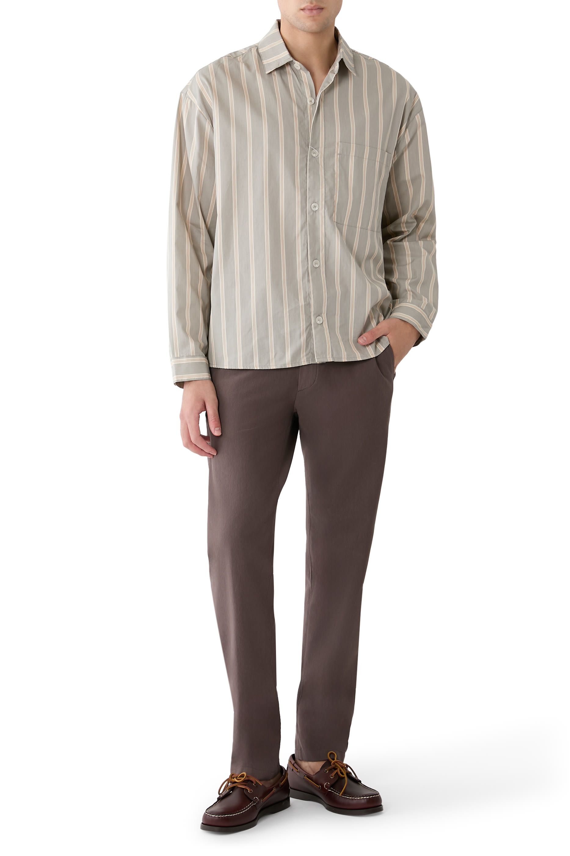 Stripe Box Dress Shirt
