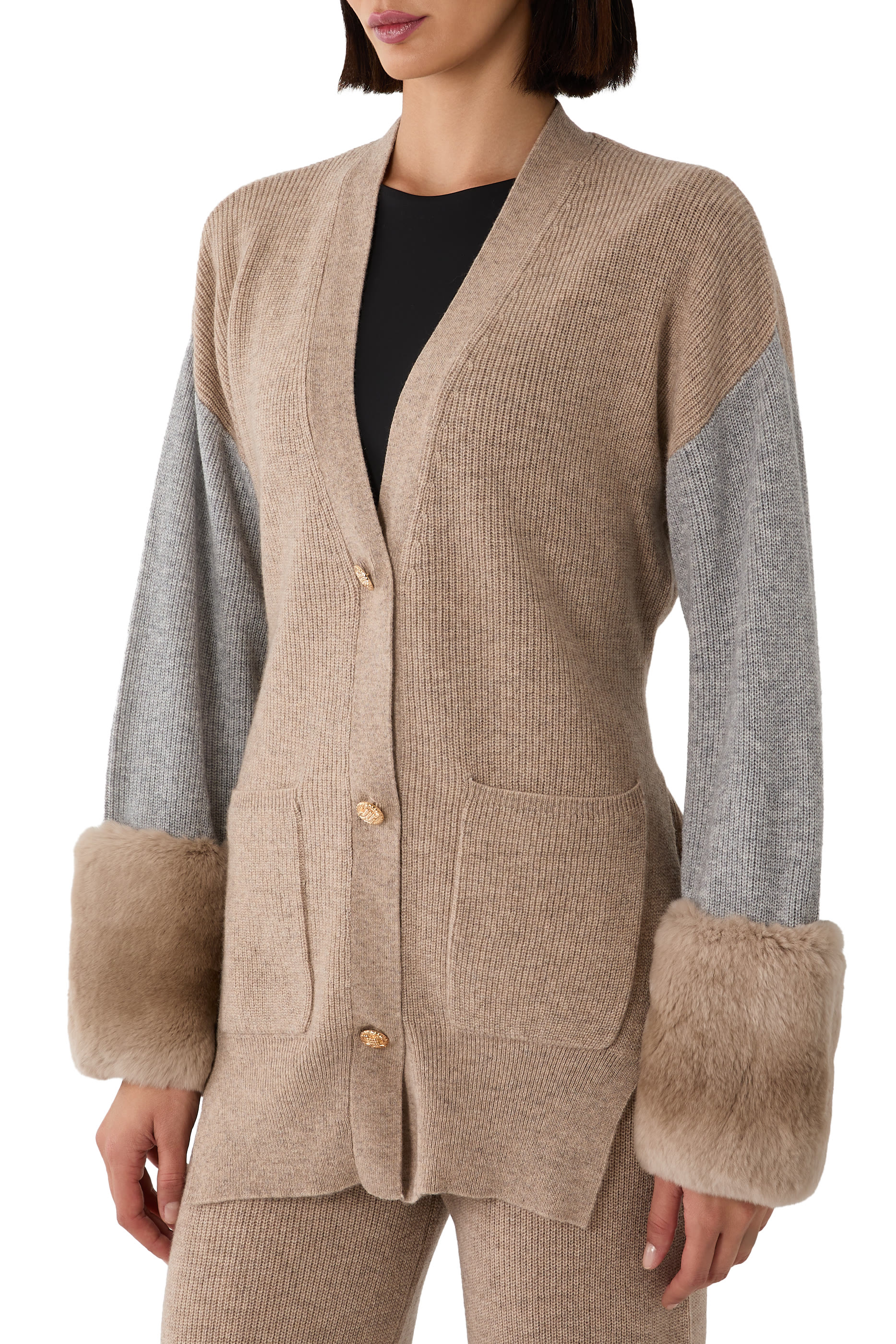 Tie Detail Cuff Cardigan