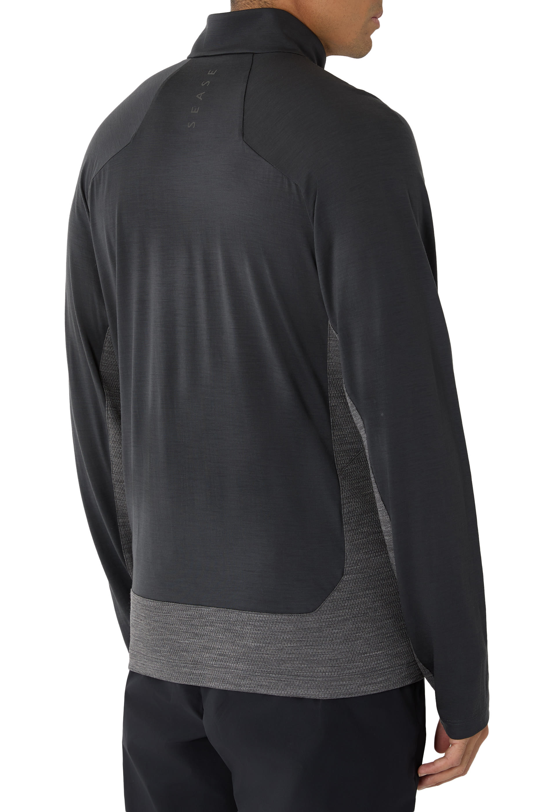 Half-Zip Long Sleeves T-Shirt
