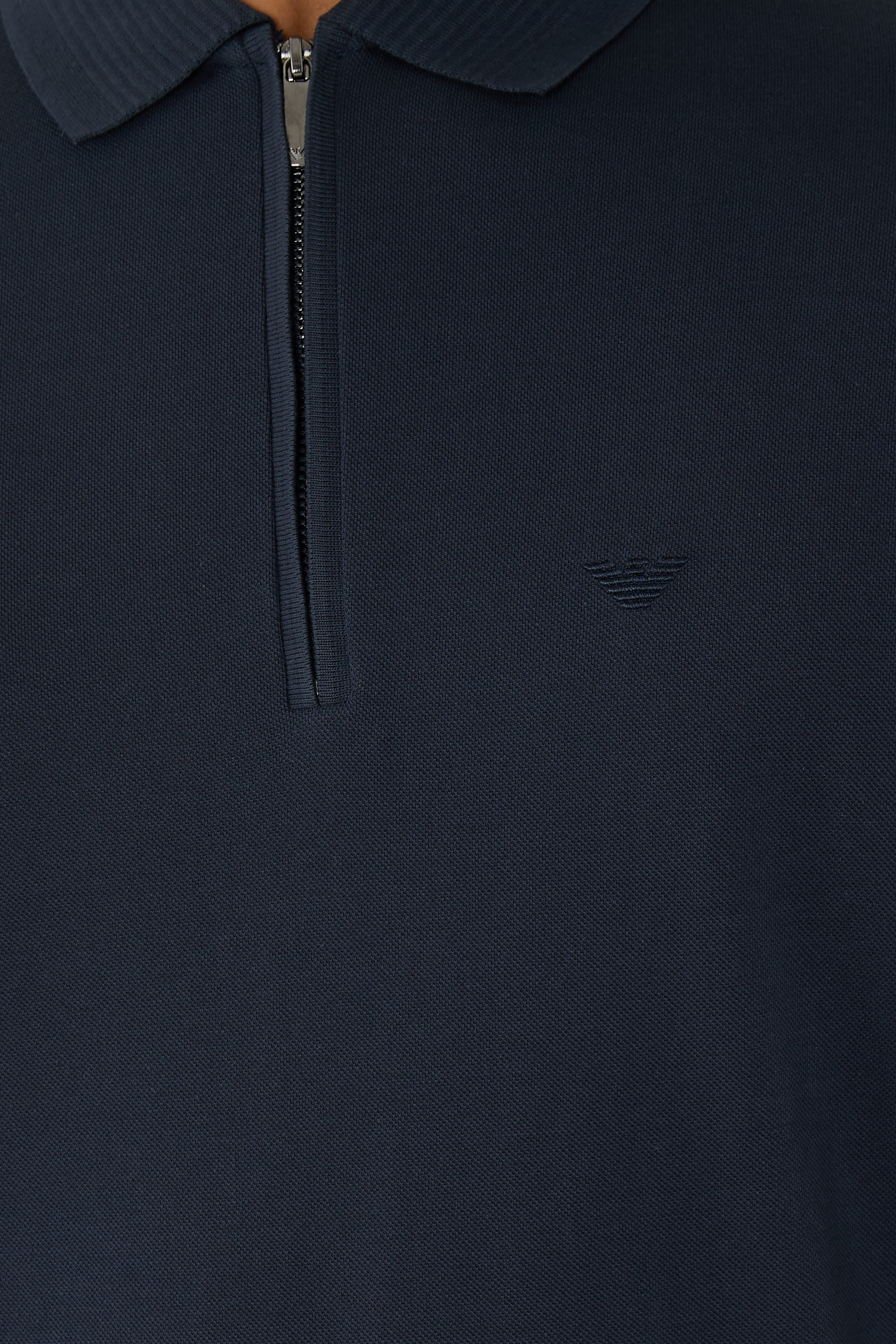 Partial Zip Polo Shirt