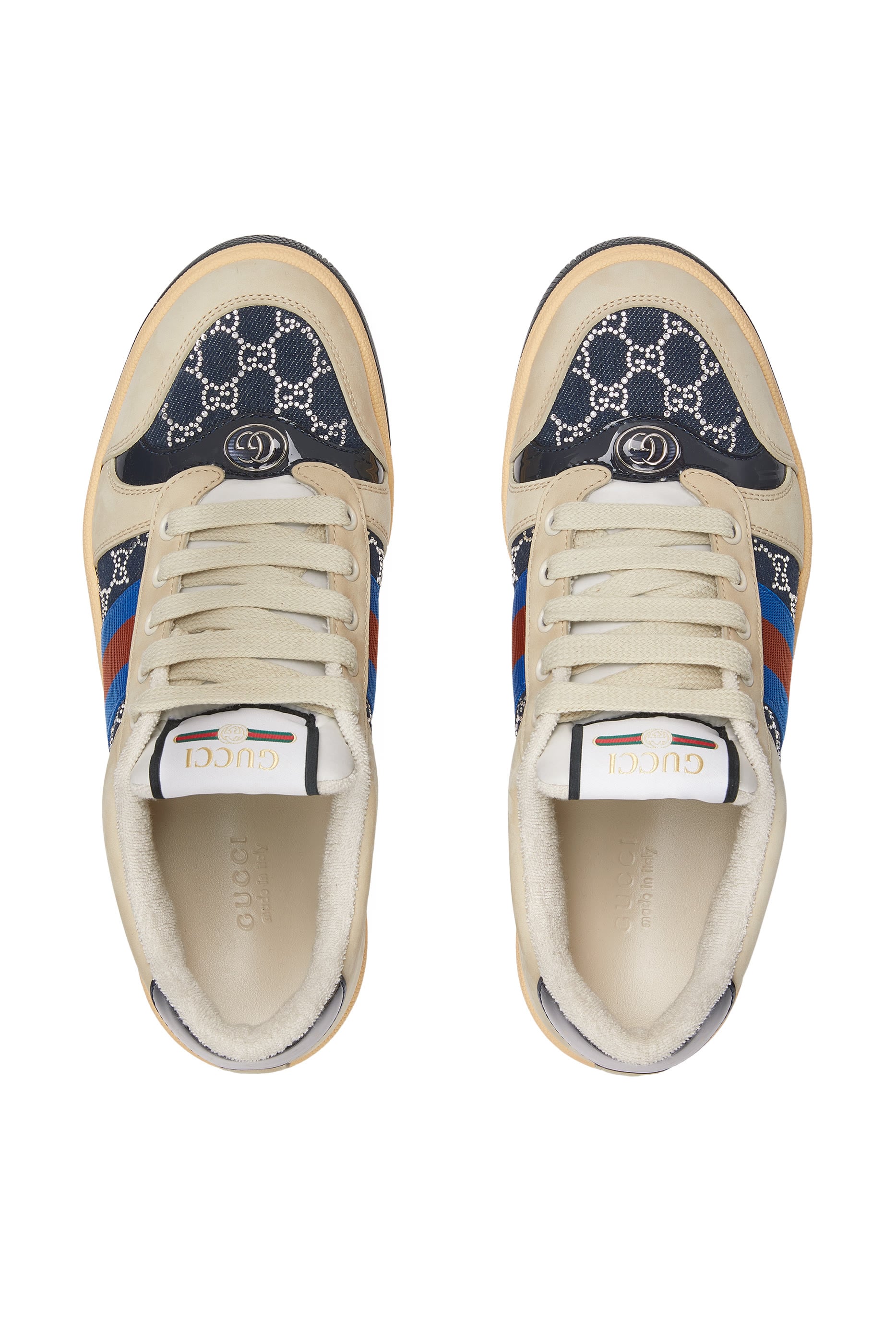 GG Crystal Screener Sneakers