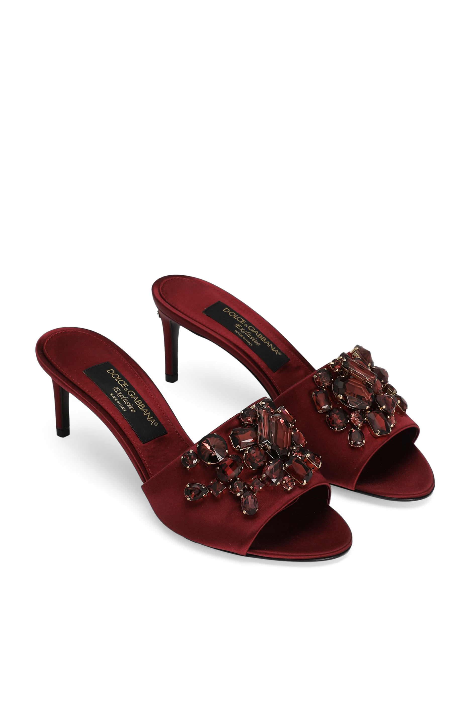 Gemstone Embellished Mules