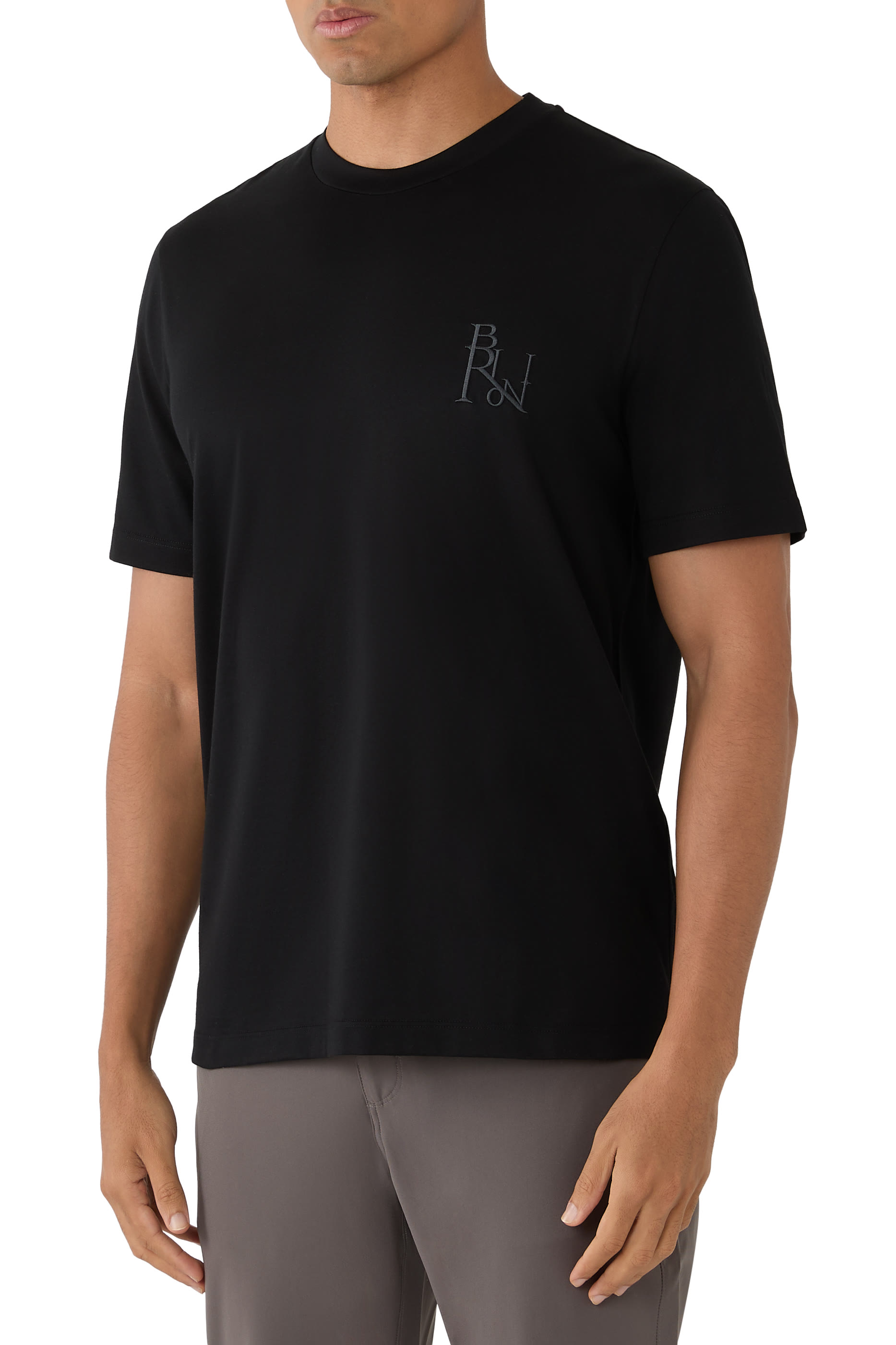 Logo Embroidered T-Shirt