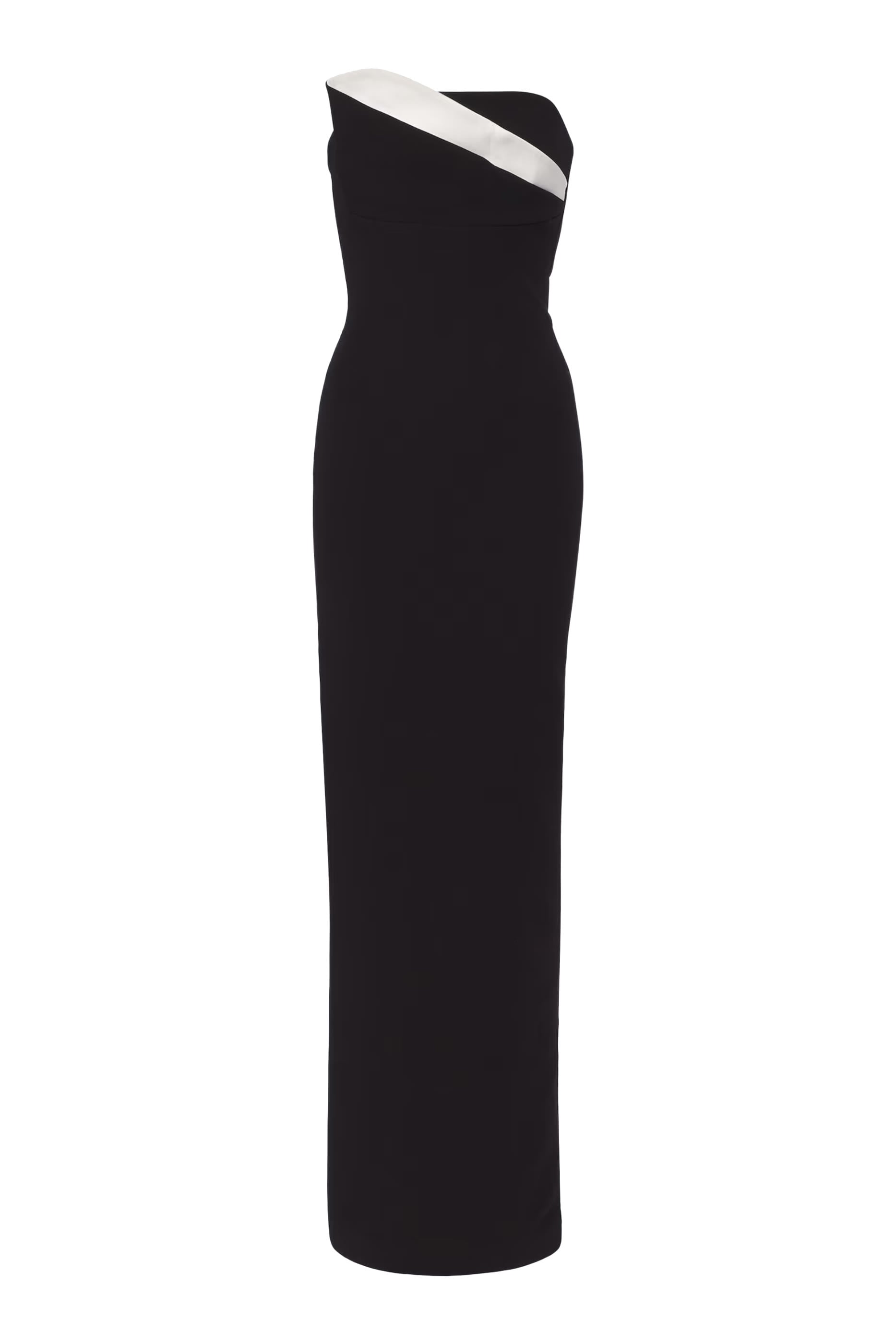 Strapless Drape Gown