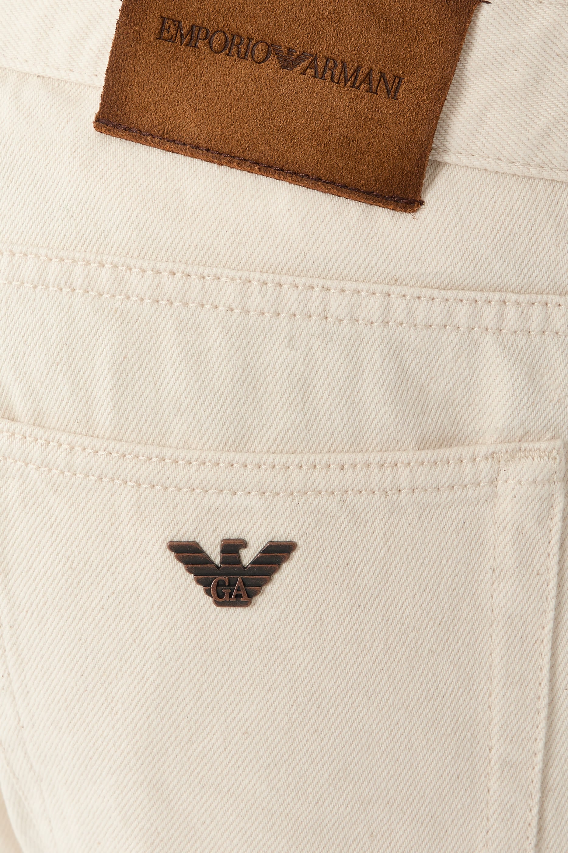 Logo Patch Five-Pocket Jeans