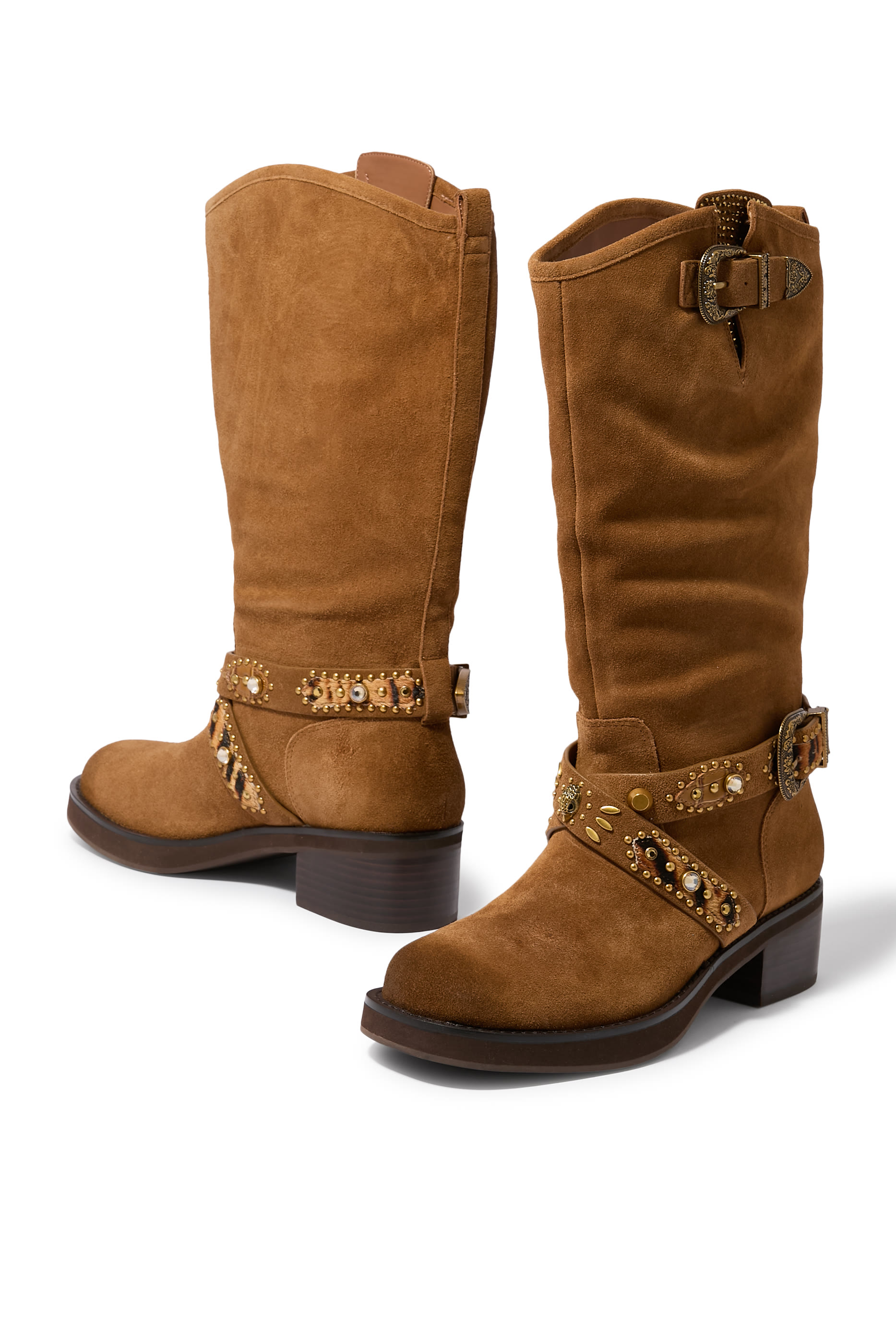 Western Biker Boots 