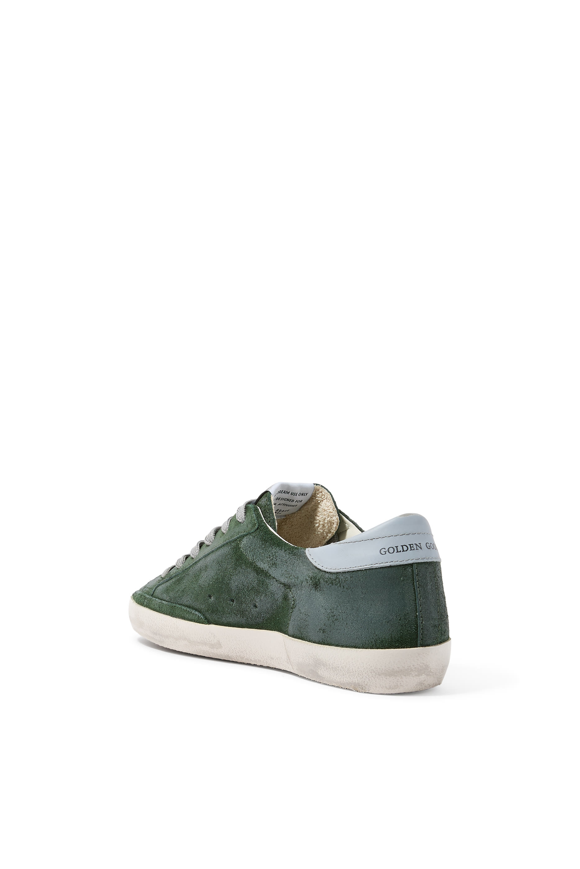 Super-Star Suede Sneakers with Glitter Star