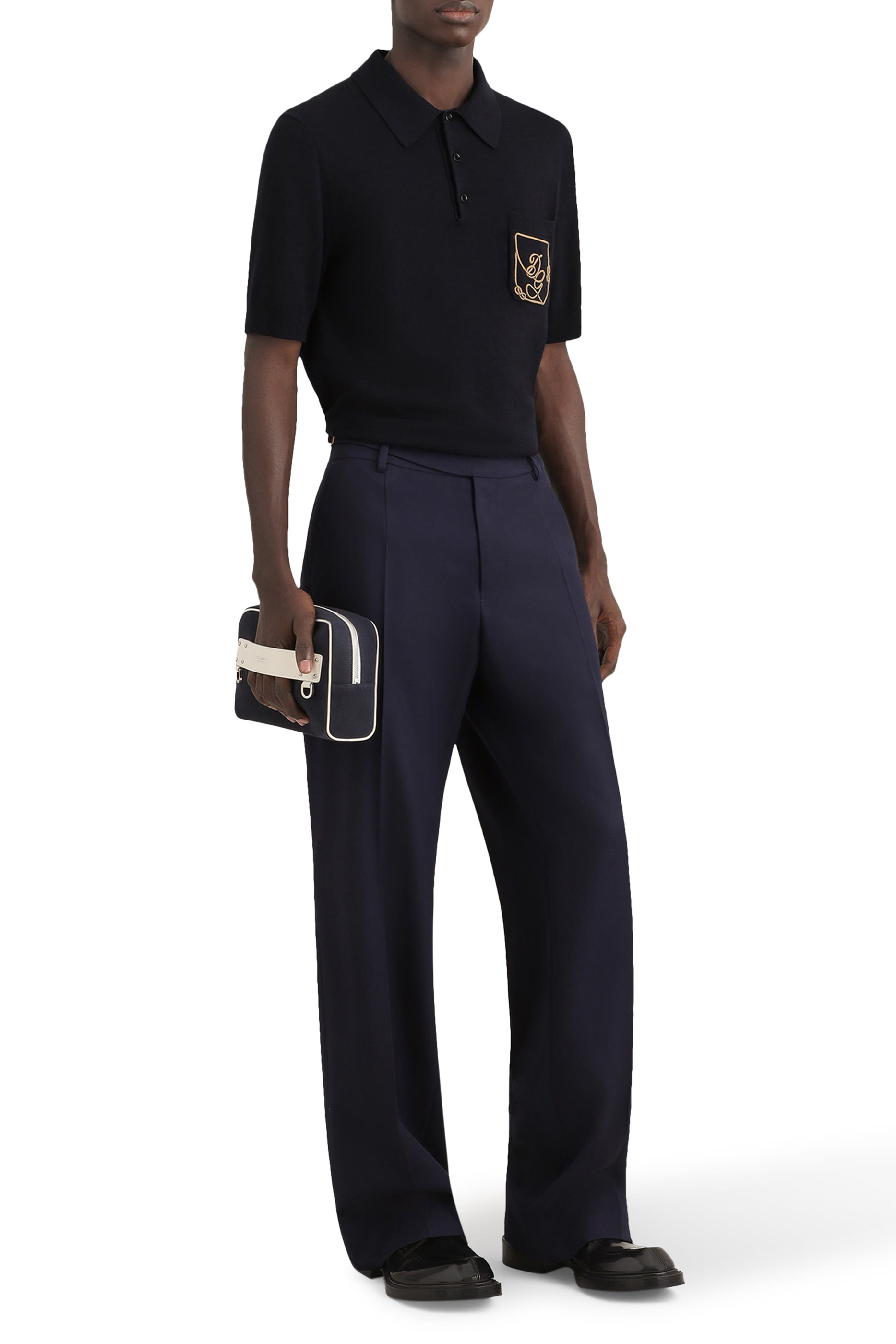 Virgin Wool Polo Shirt