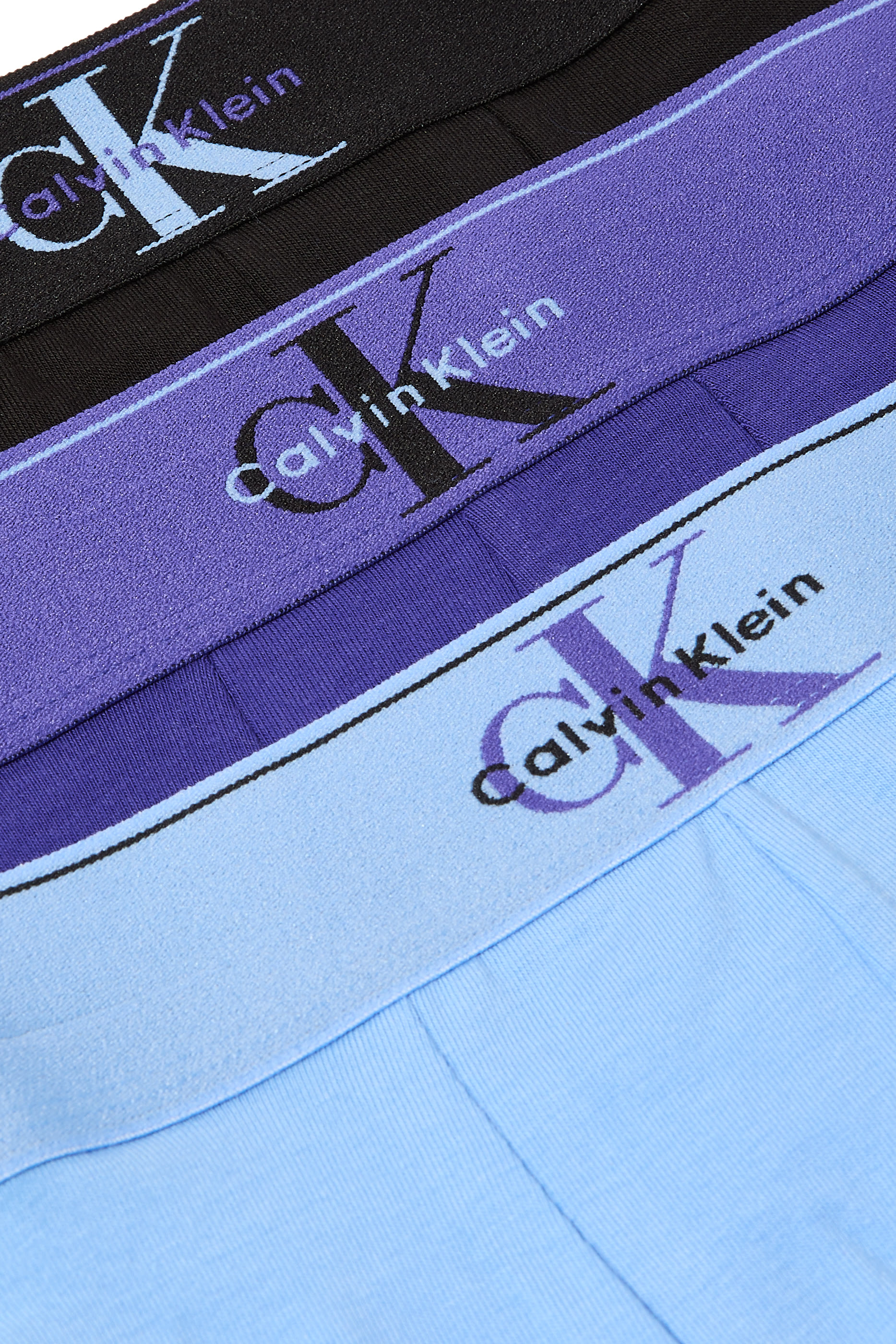  Graphic Monogram Cotton Stretch Trunks, Set of 3